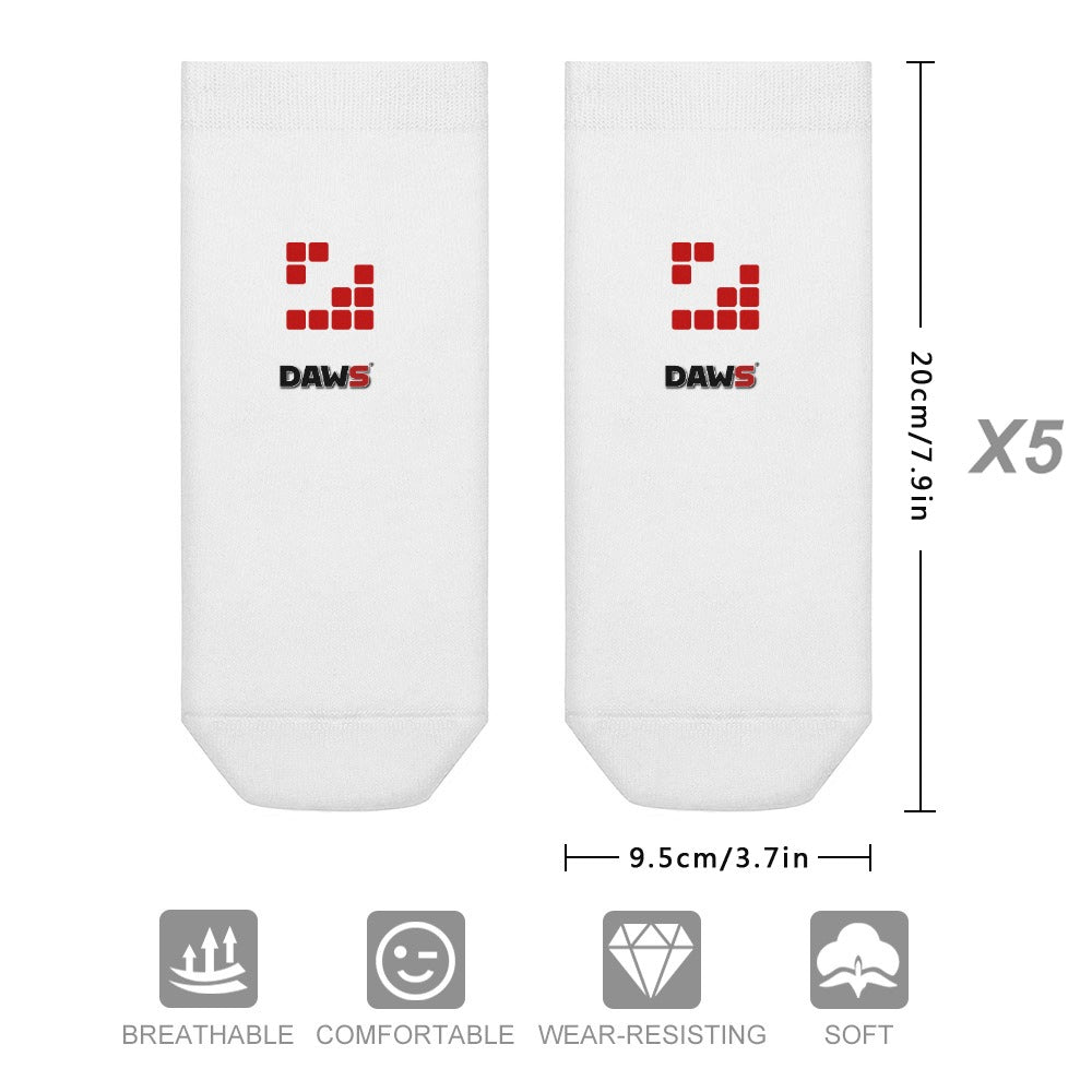 Calcetines DAWS Tobillo Unisex (5 pares por color) color - Streetwear DAWS