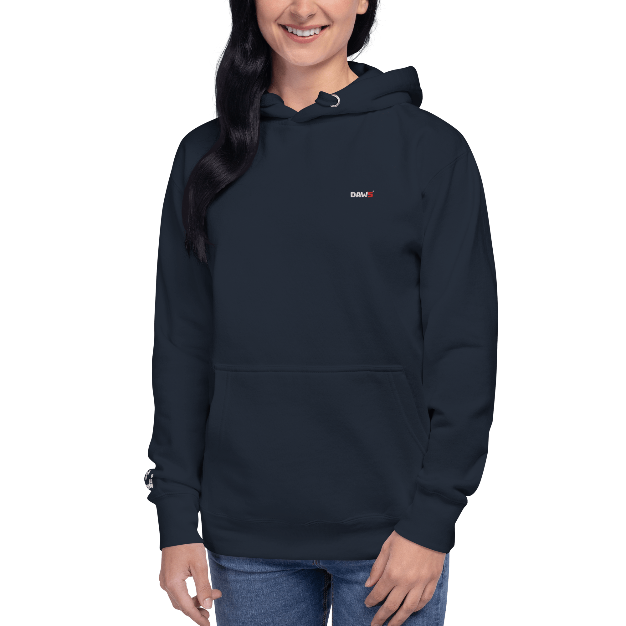 Sudadera DAWS Premium Bordada con capucha unisex color - Streetwear DAWS