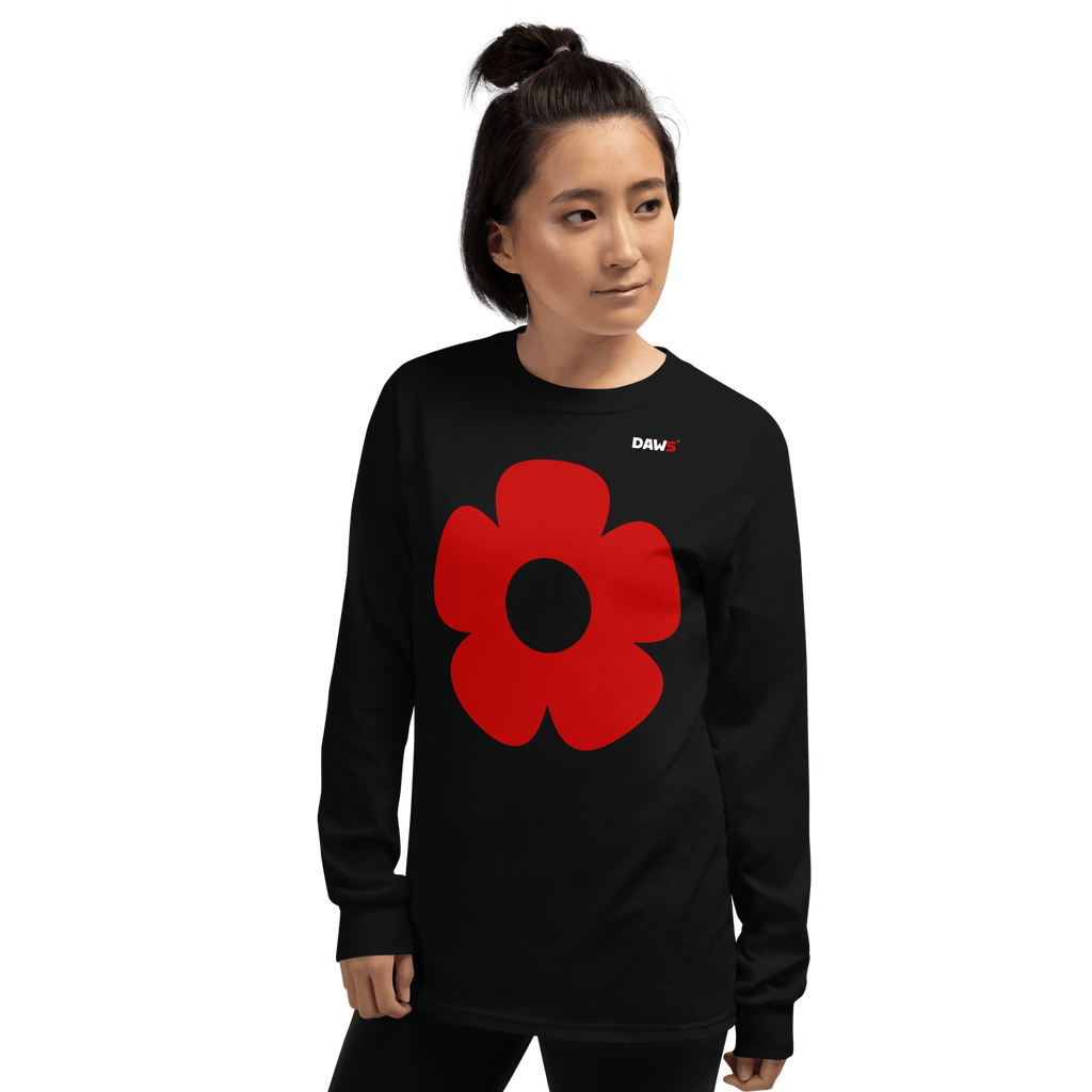 Camiseta Vera Redflower hombre manga larga color - Streetwear DAWS