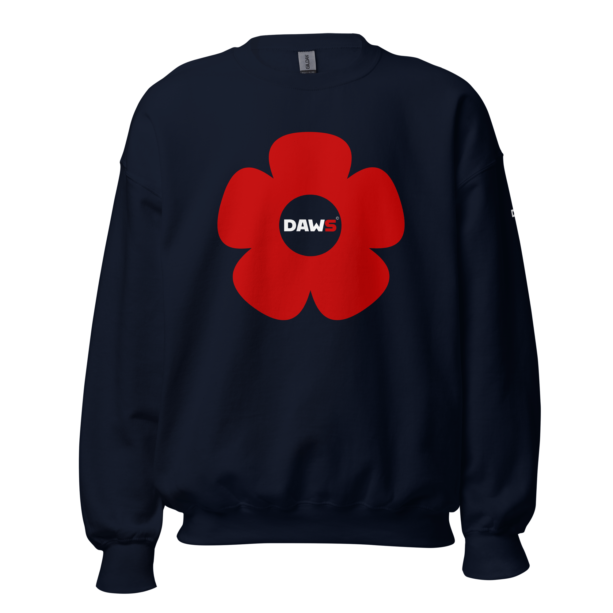 Sudadera Vera Redflower DAWS Basic unisex color - Streetwear DAWS
