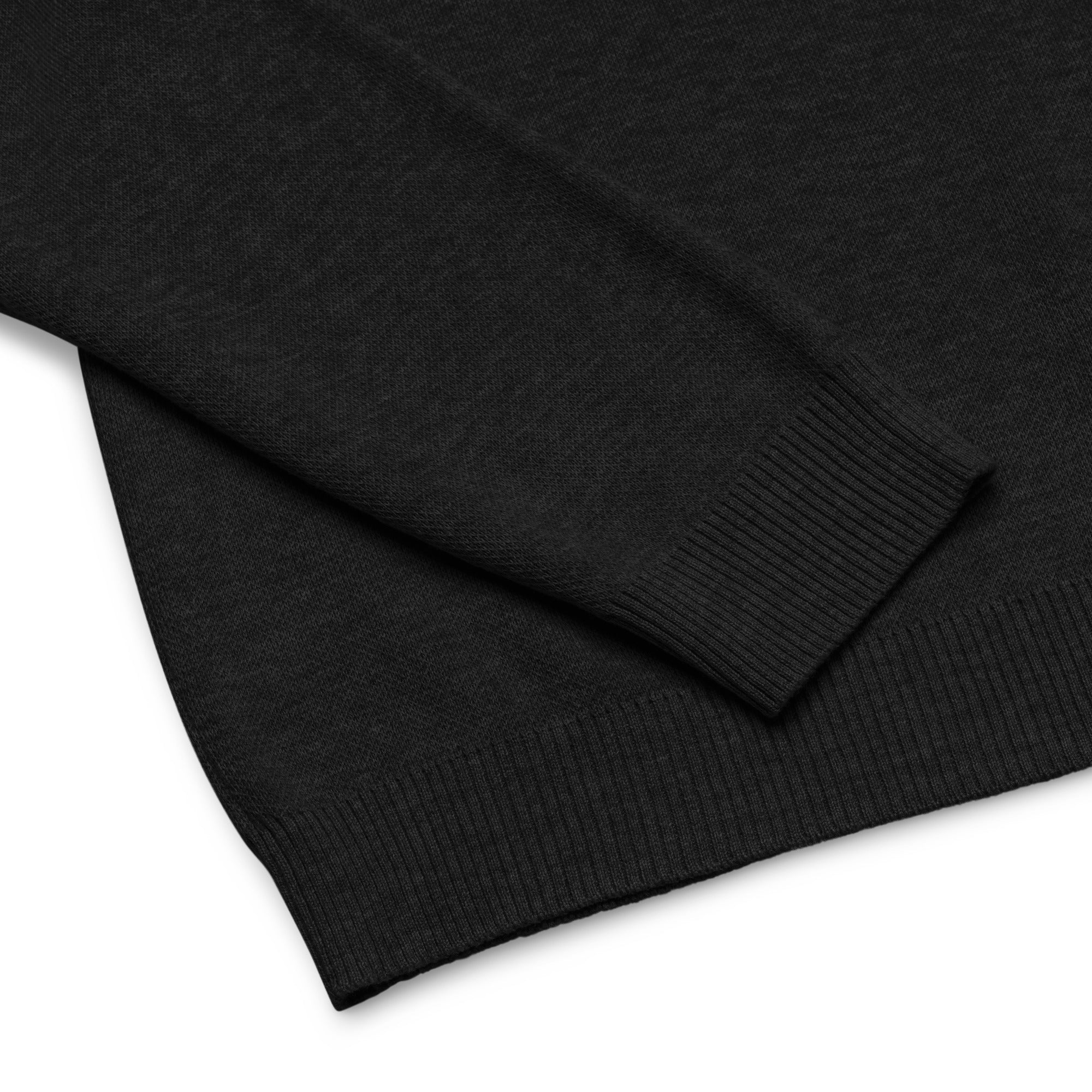 Jersey de punto Andrew DAWS Black con cuello redondo color - Streetwear DAWS