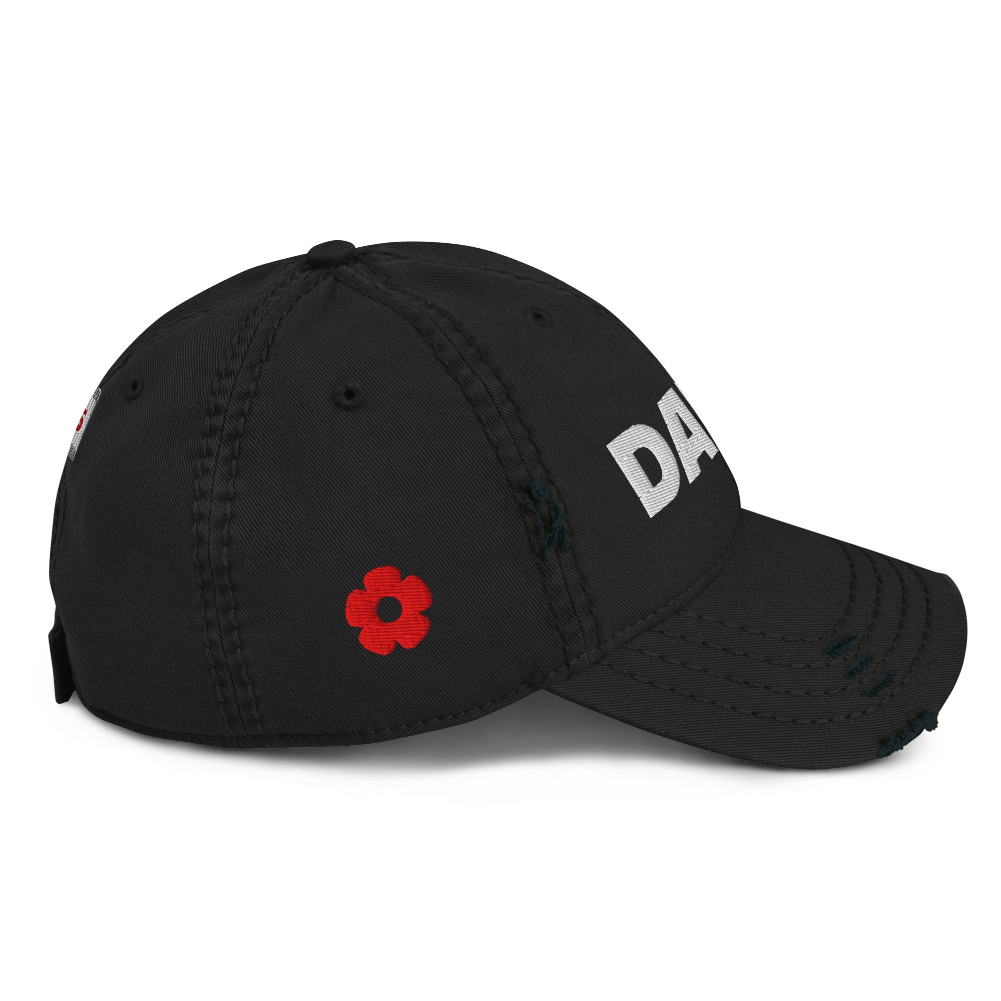 Gorra Three Vera Redflower DAWS desgastada color - Streetwear DAWS