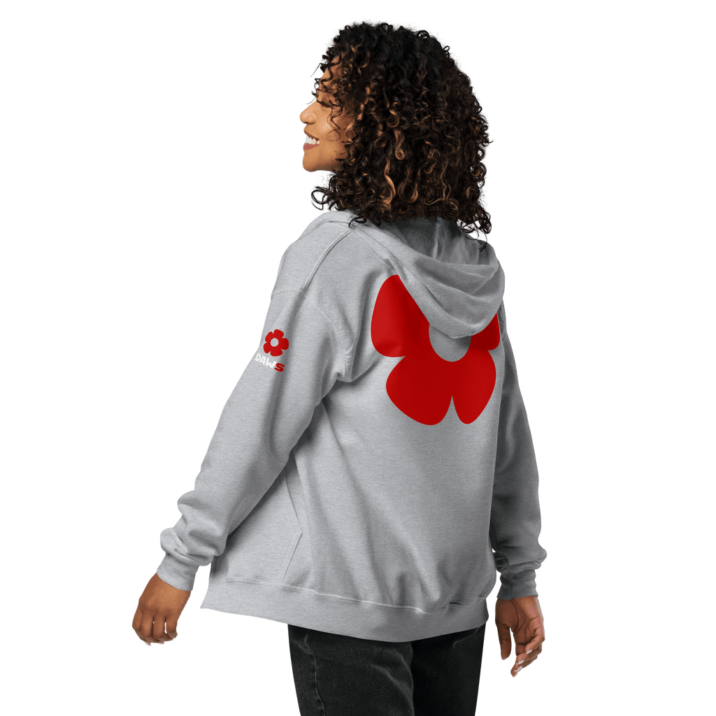Sudadera Vera Redflower DAWS Open color - Streetwear DAWS