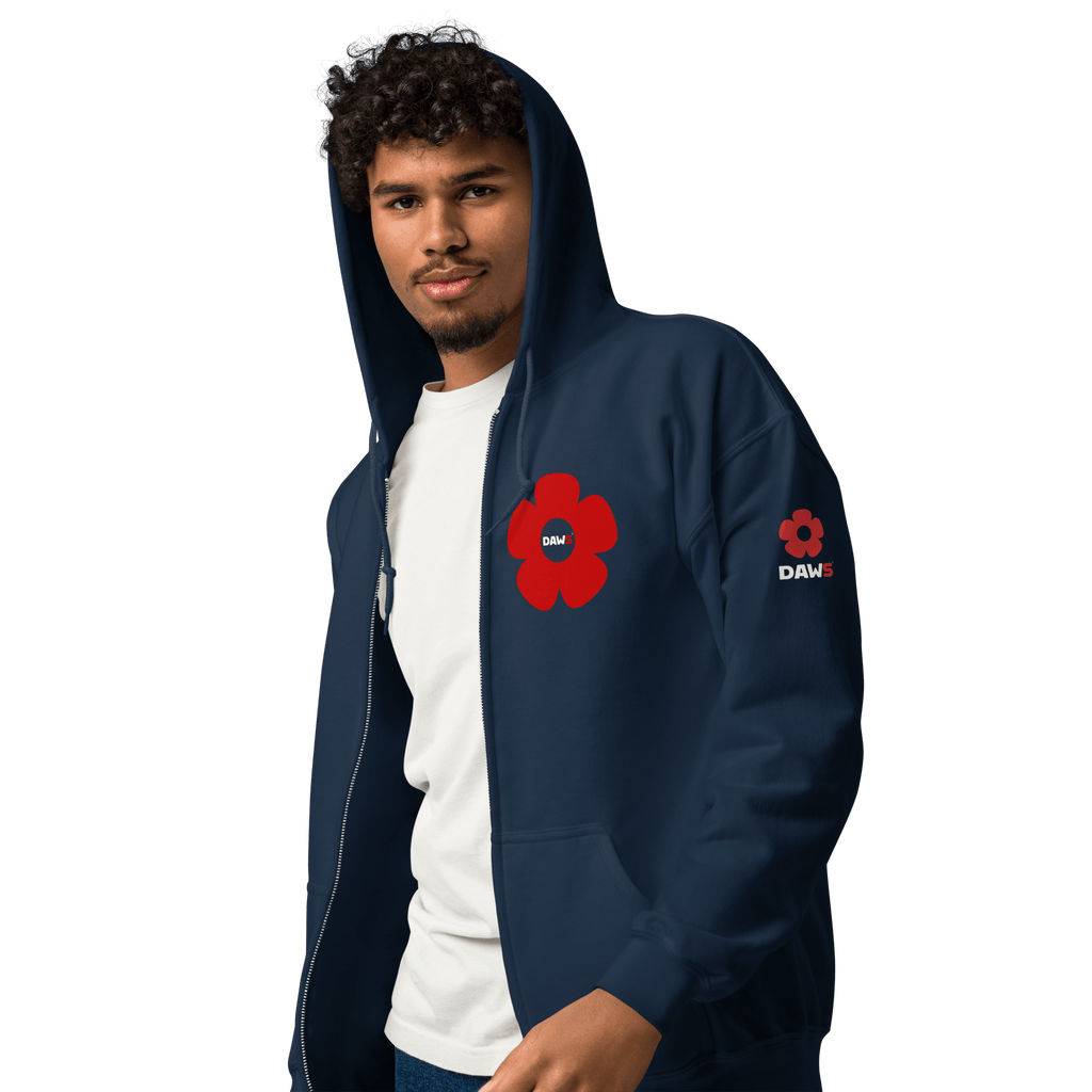 Sudadera Vera Redflower DAWS Open color - Streetwear DAWS