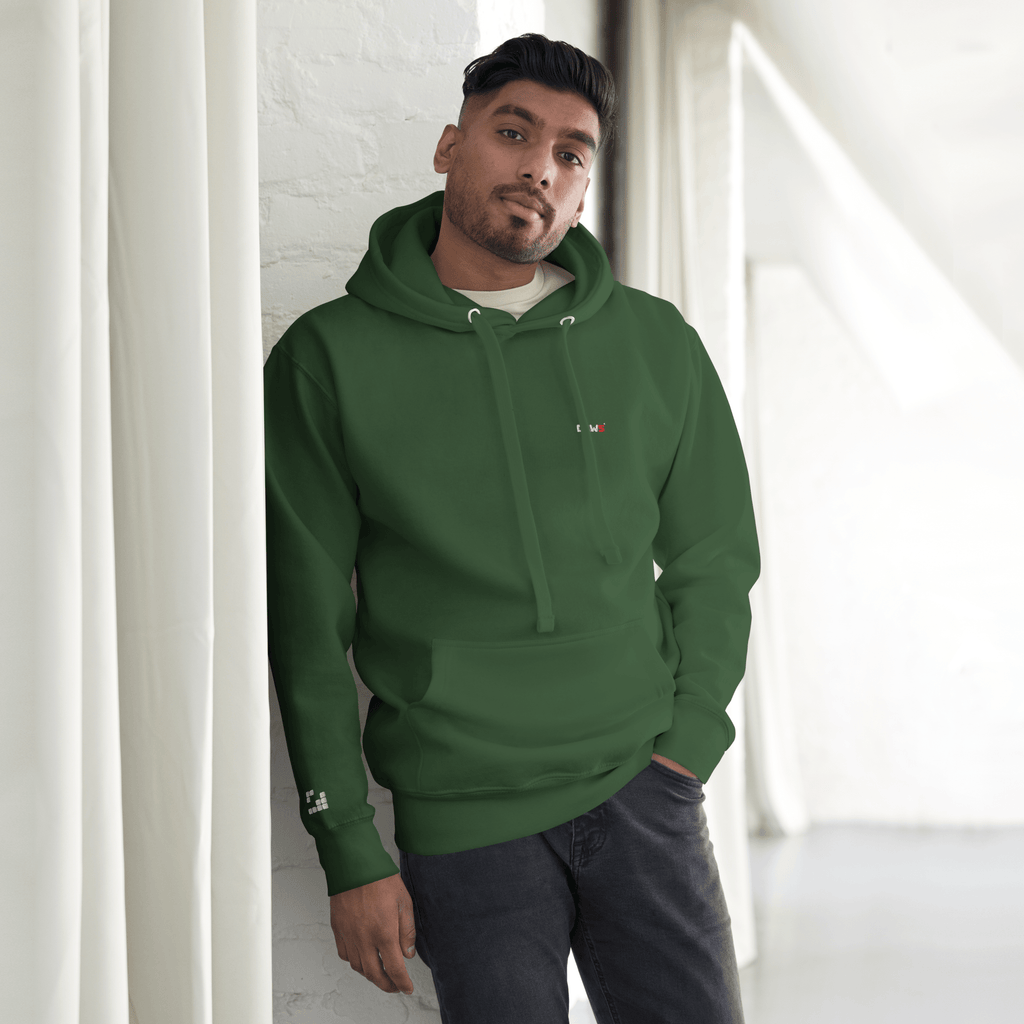 Sudadera DAWS Premium Bordada con capucha unisex color - Streetwear DAWS