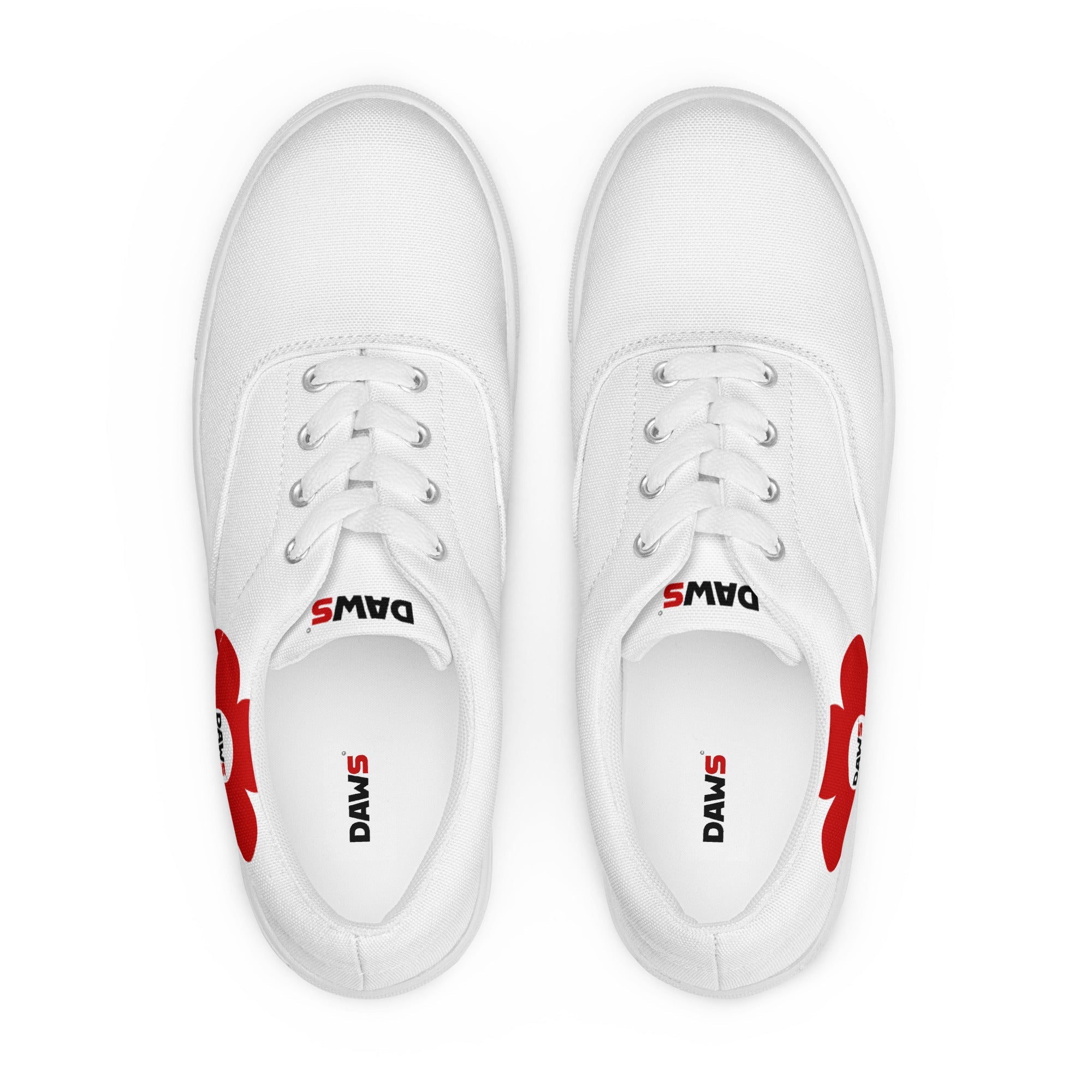 Zapatillas Sneakers Vera Redflower Hombre | Blanco & Rojo color - Streetwear DAWS