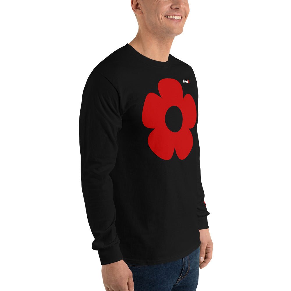 Camiseta Vera Redflower hombre manga larga color - Streetwear DAWS