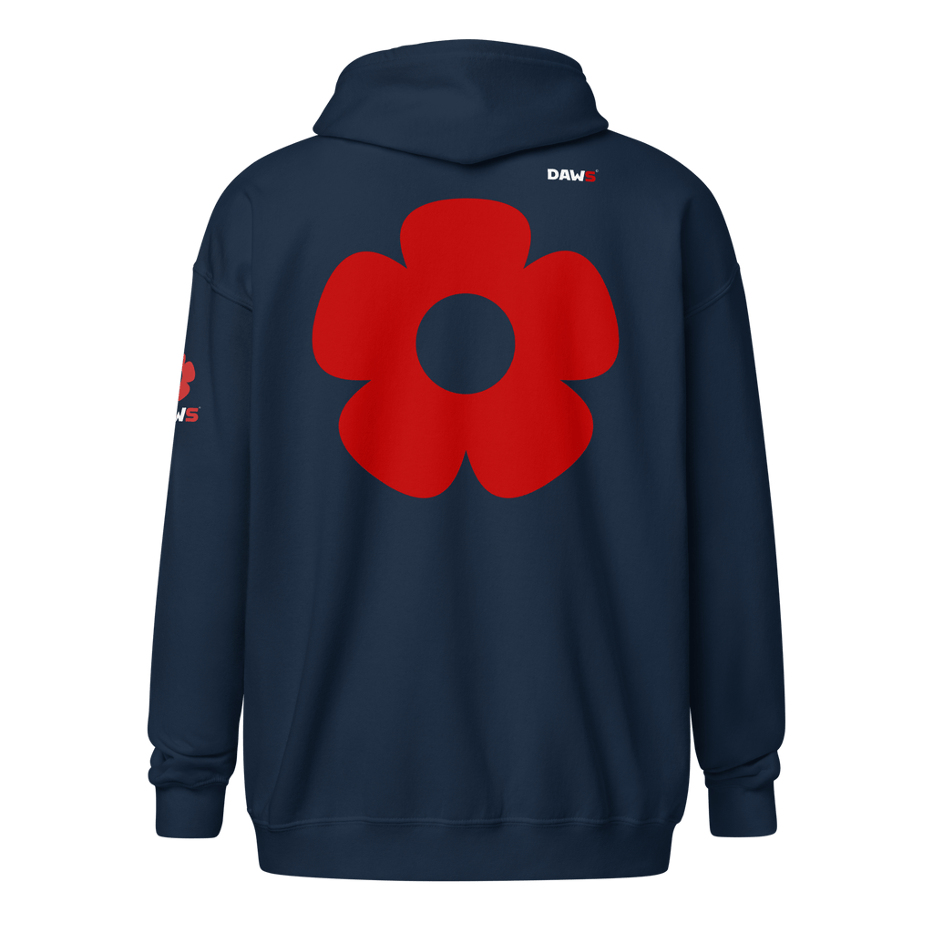 Sudadera Vera Redflower DAWS Open color - Streetwear DAWS