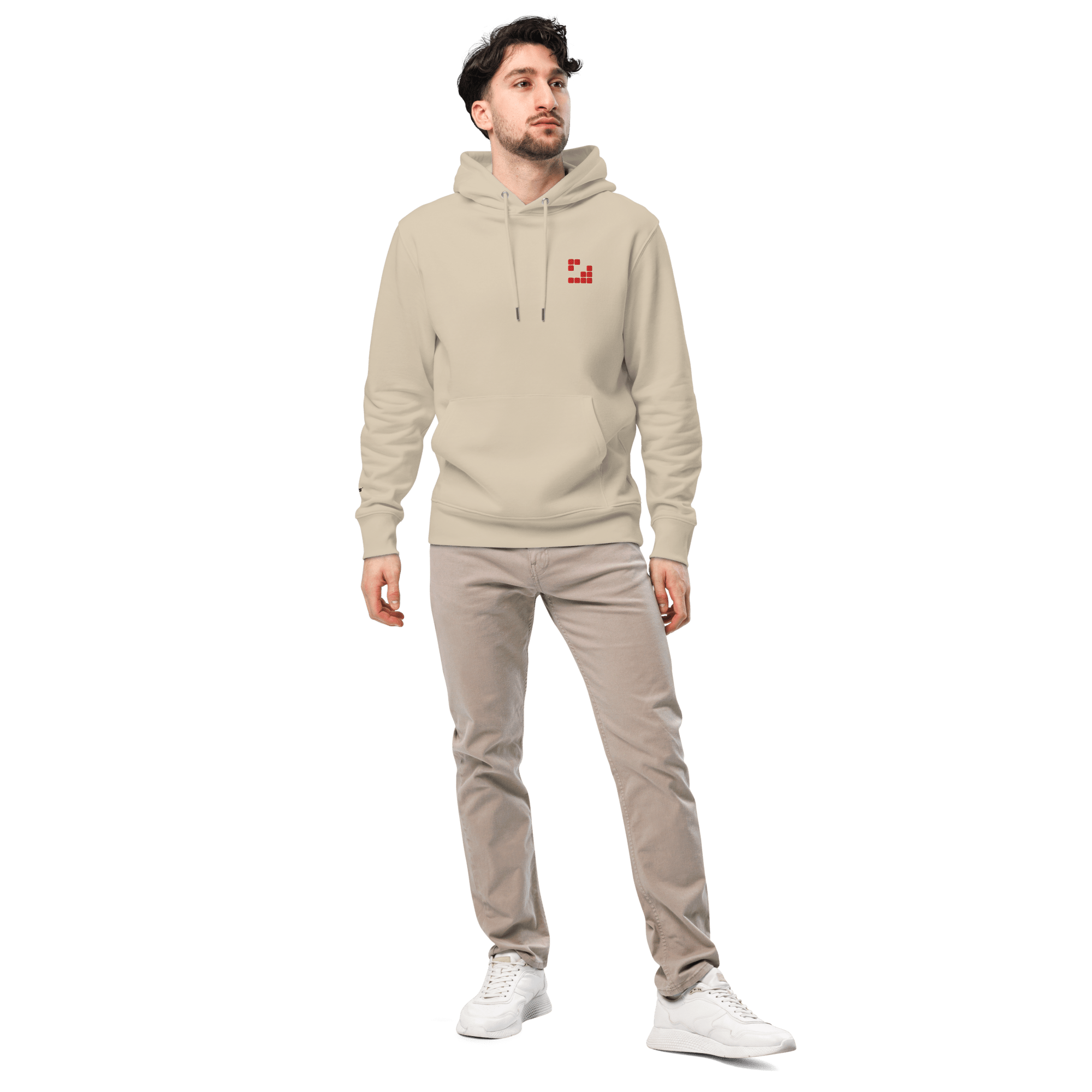 Sudadera Geometric con capucha esencial eco unisex color - Streetwear DAWS