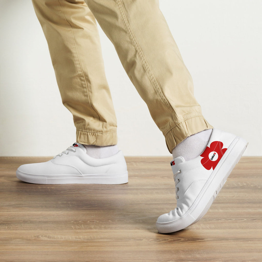 Zapatillas Sneakers Vera Redflower Hombre | Blanco & Rojo color - Streetwear DAWS