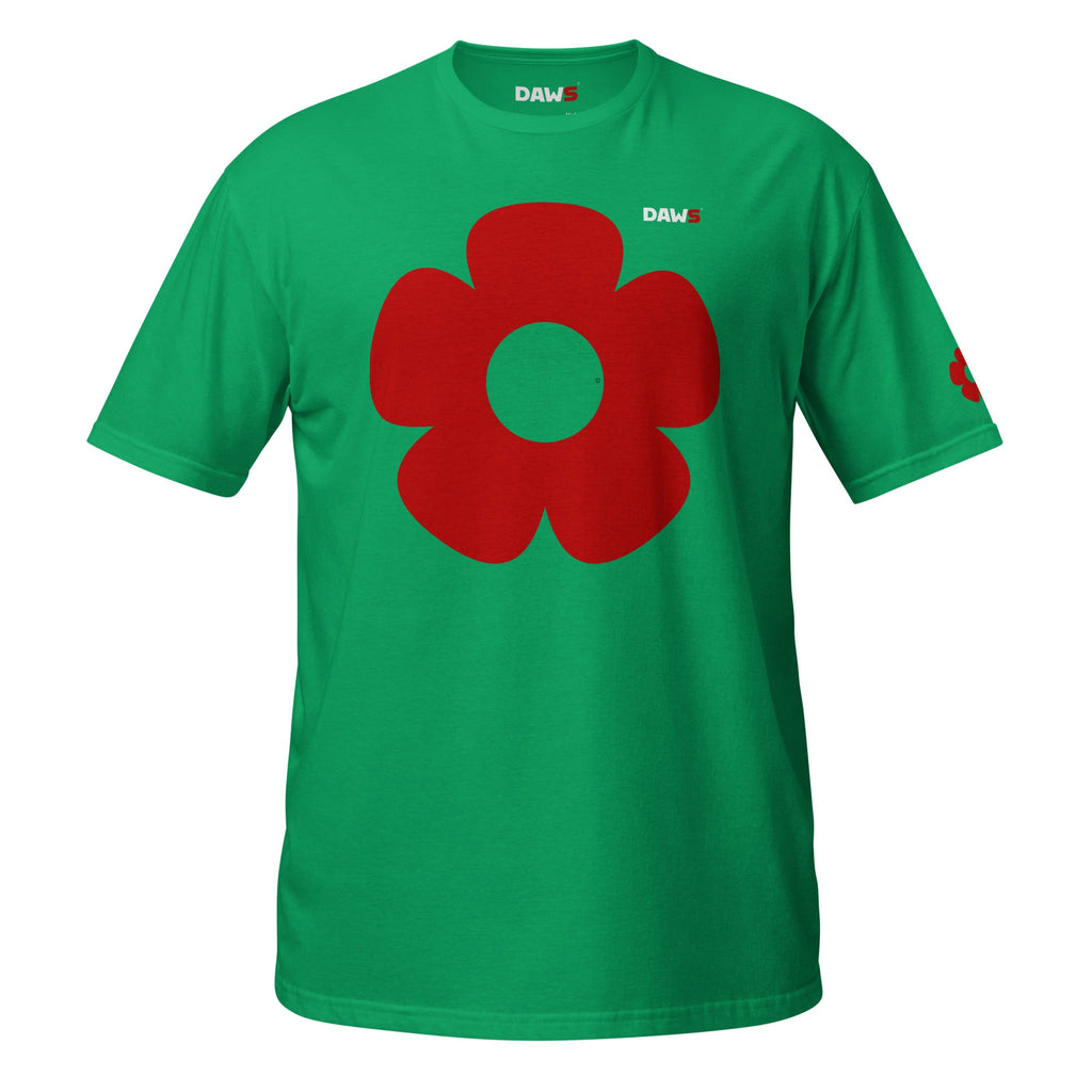 Camiseta Vera Redflower Softstyle unisex color - Streetwear DAWS