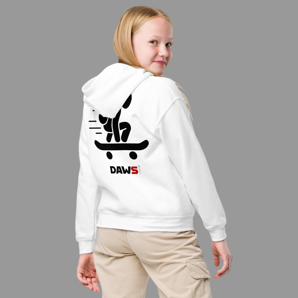 Sudadera Billy Skater N2012 Saul White unisex color - Streetwear DAWS