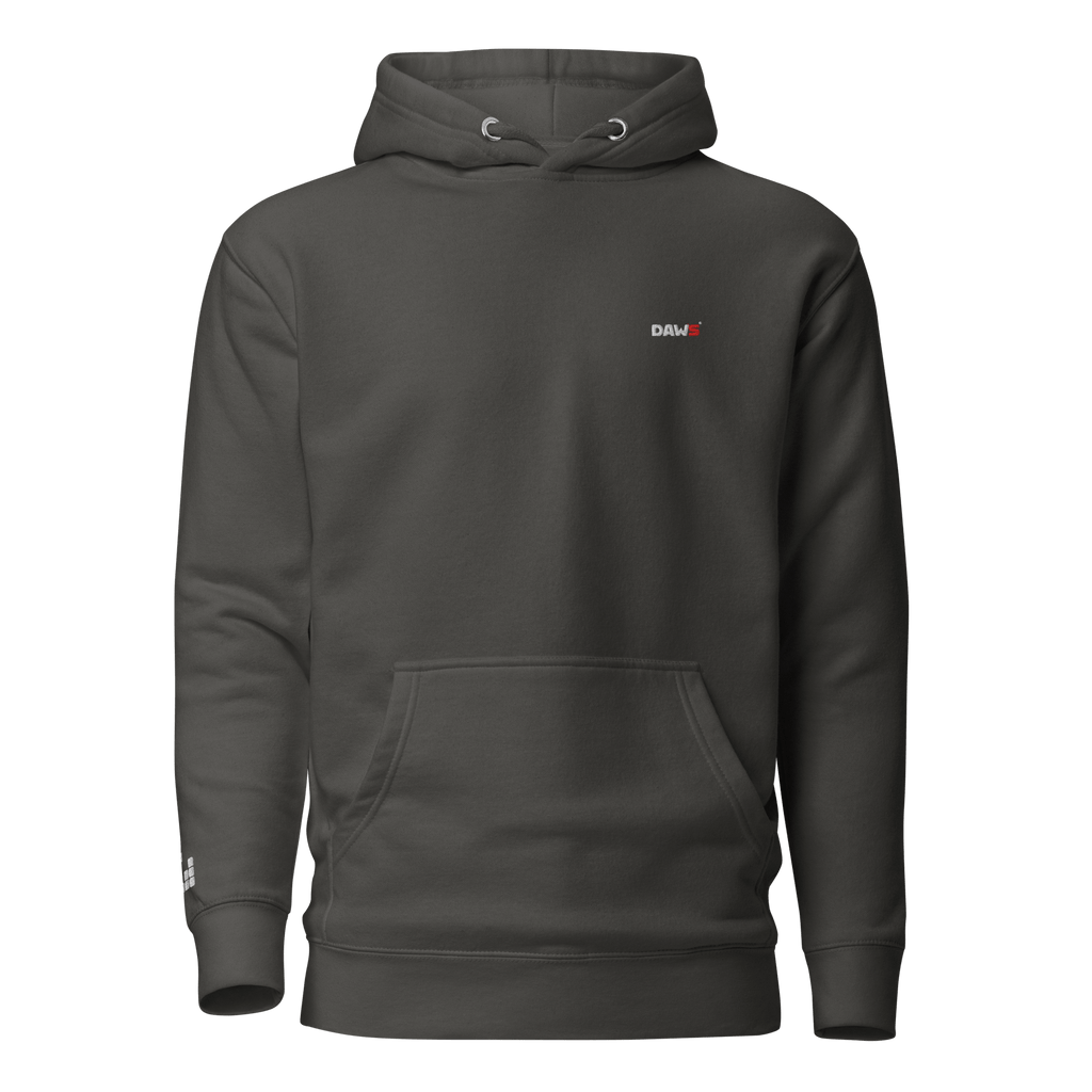 Sudadera DAWS Premium Bordada con capucha unisex color - Streetwear DAWS