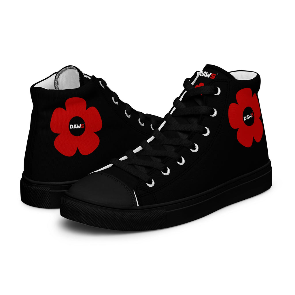Zapatillas Vera Redflower Mujer | Negro & Rojo color - Streetwear DAWS
