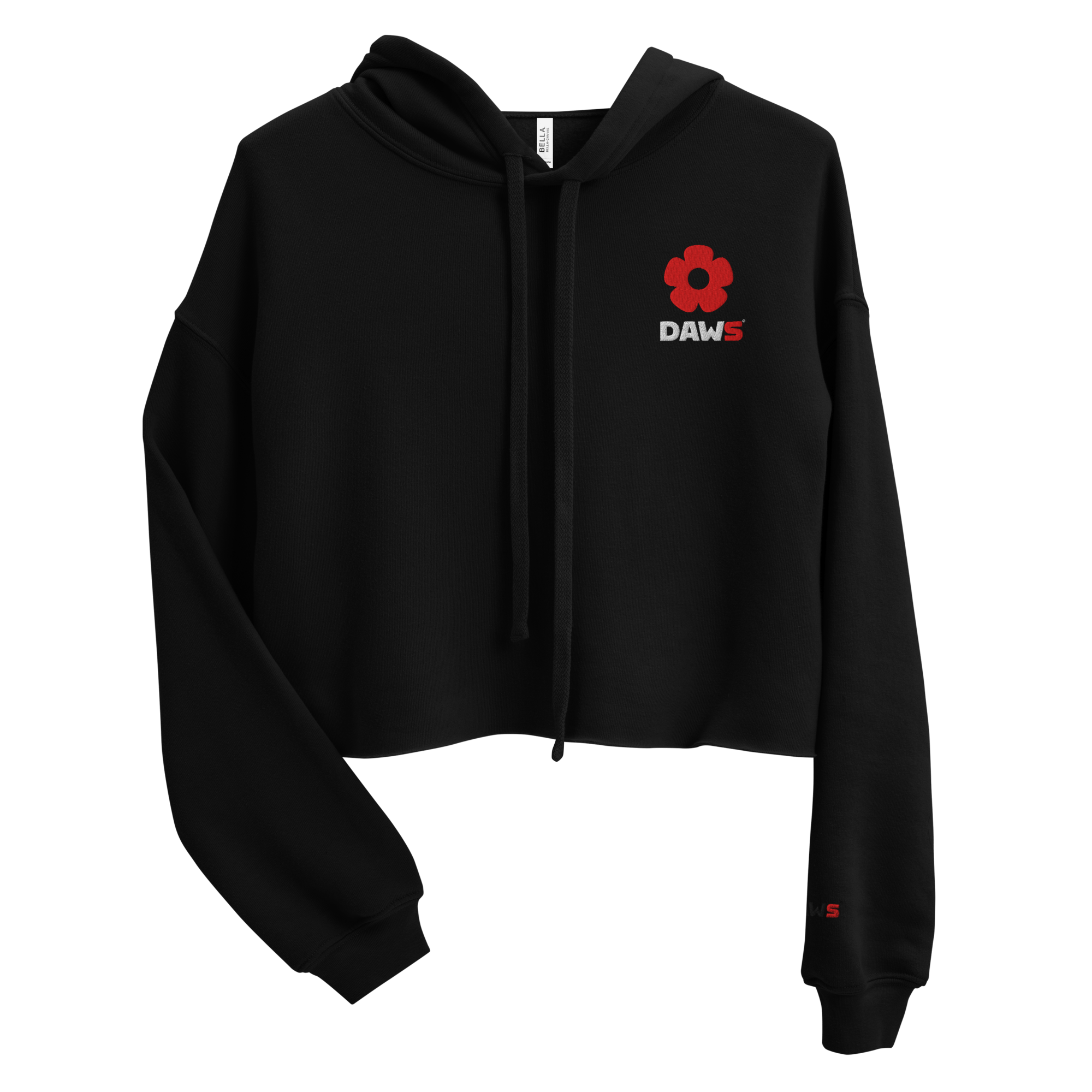 Sudadera corta Vera Redflower DAWS color - Streetwear DAWS