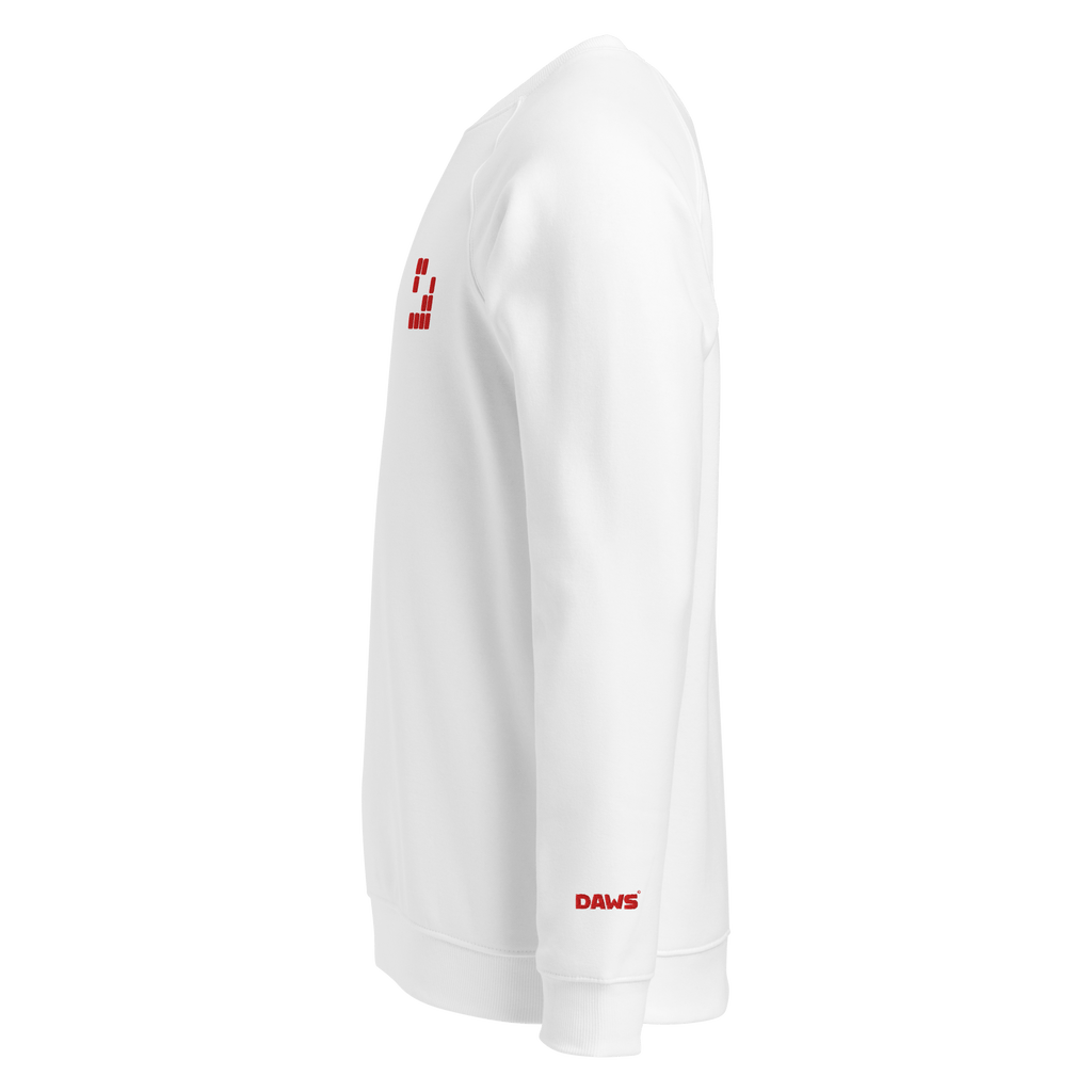 Sudadera Geometric orgánica raglán unisex color - Streetwear DAWS