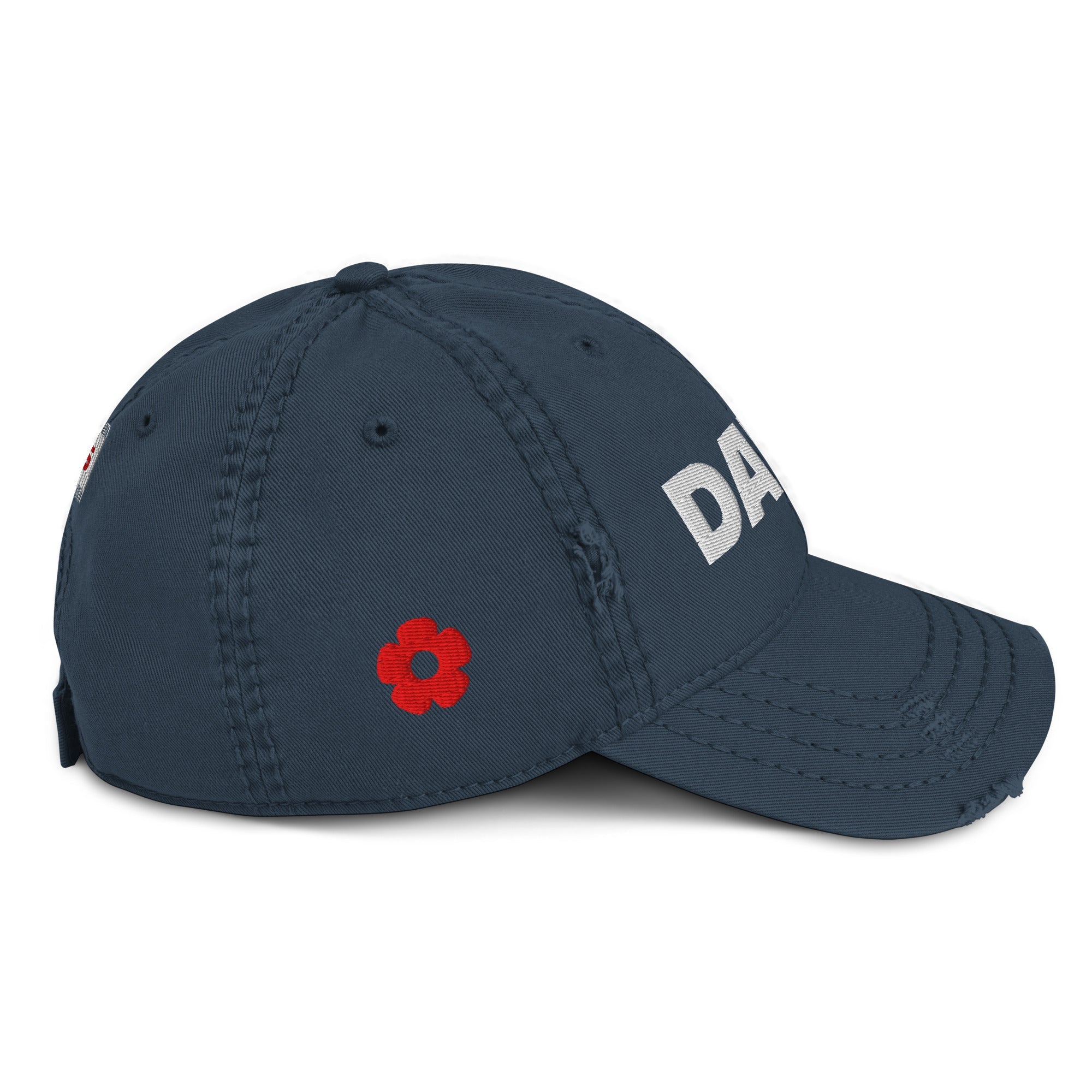 Gorra Three Vera Redflower DAWS desgastada color - Streetwear DAWS