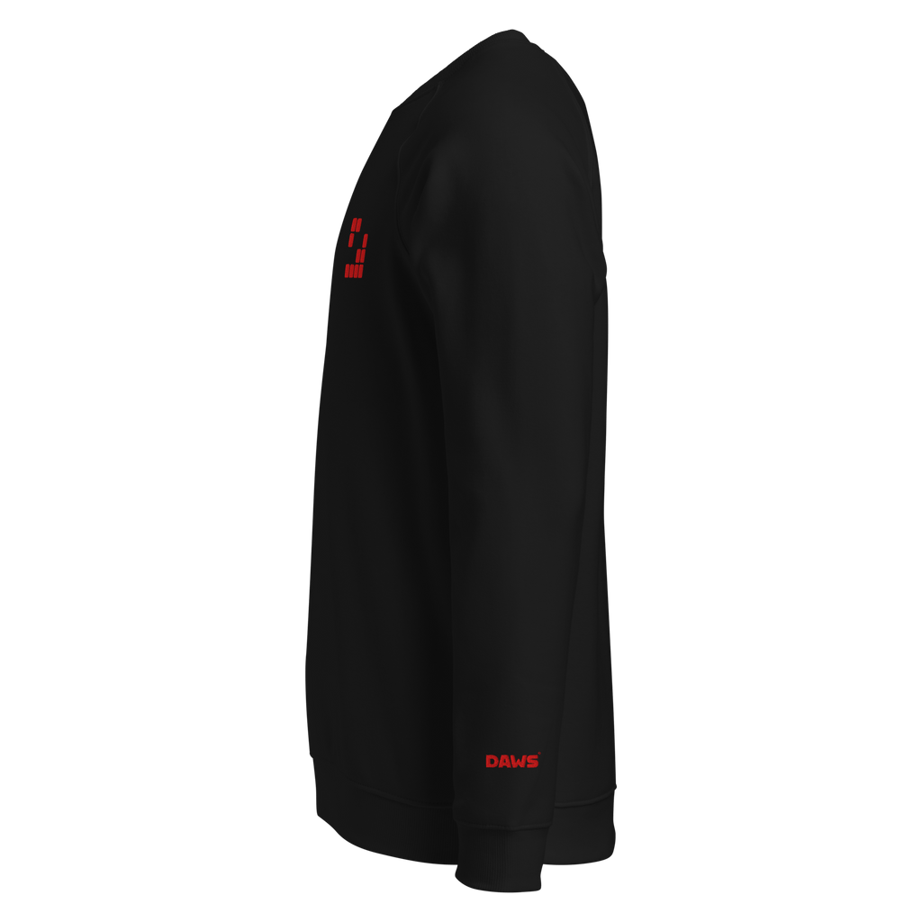 Sudadera Geometric orgánica raglán unisex color - Streetwear DAWS