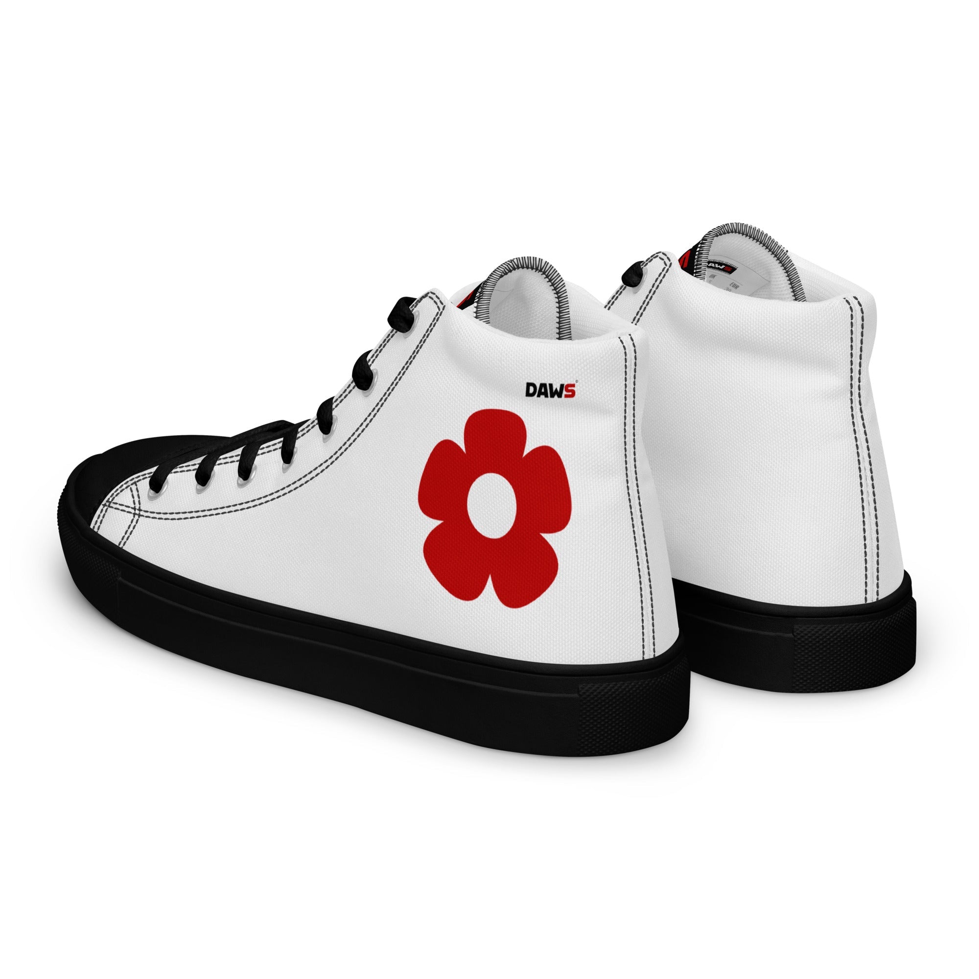 Zapatillas Vera Redflower Hombre | Blanco & Rojo & Negro color - Streetwear DAWS