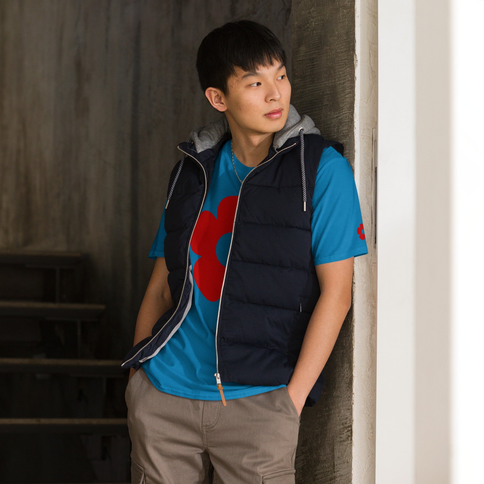 Camiseta Vera Redflower Esencial unisex color - Streetwear DAWS