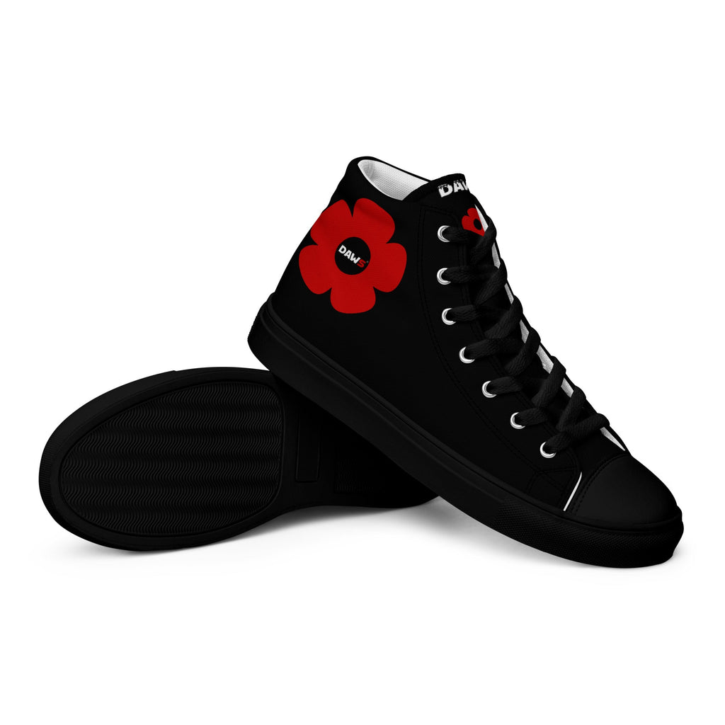 Zapatillas Vera Redflower Mujer | Negro & Rojo color - Streetwear DAWS