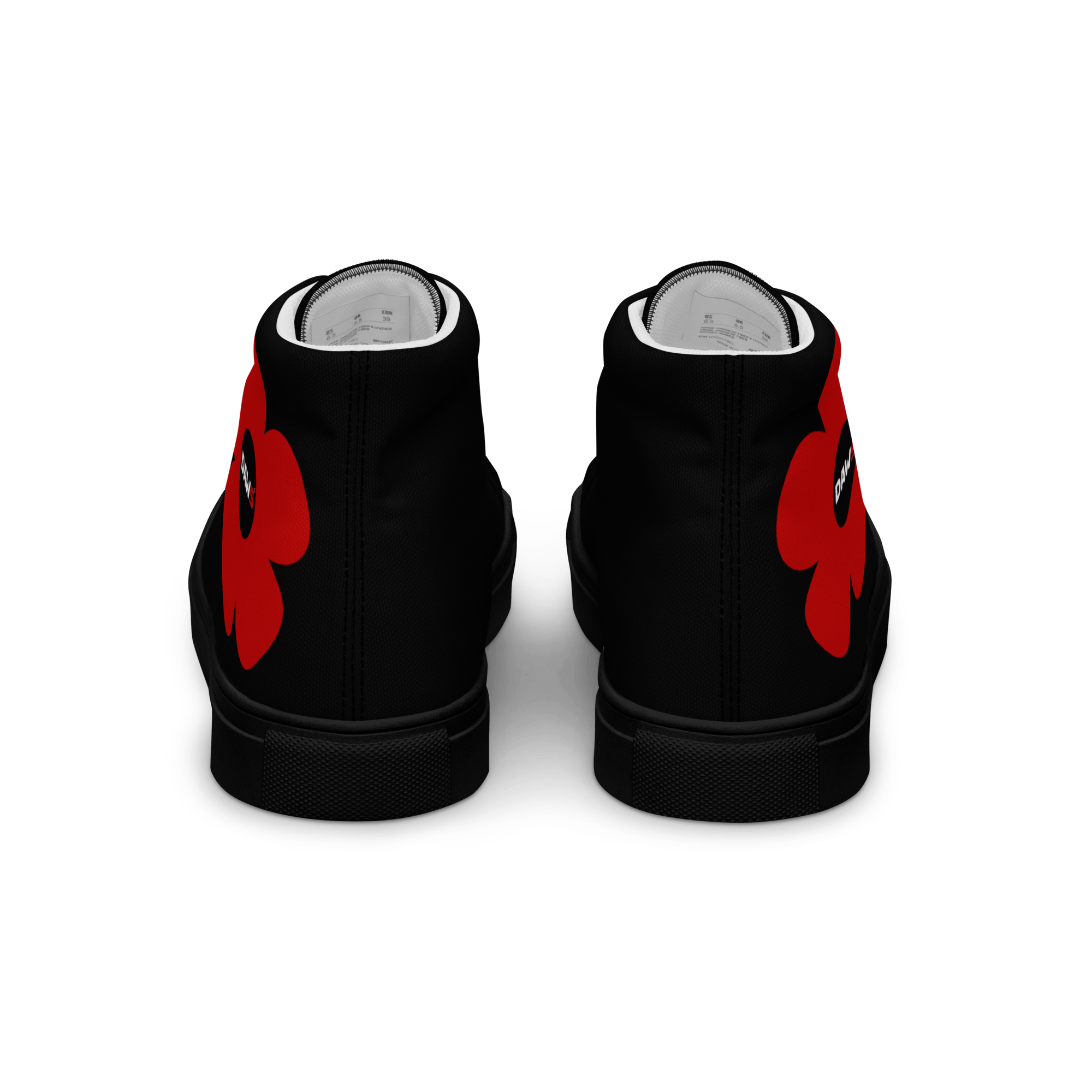 Zapatillas Vera Redflower Hombre | Negro & Rojo color - Streetwear DAWS