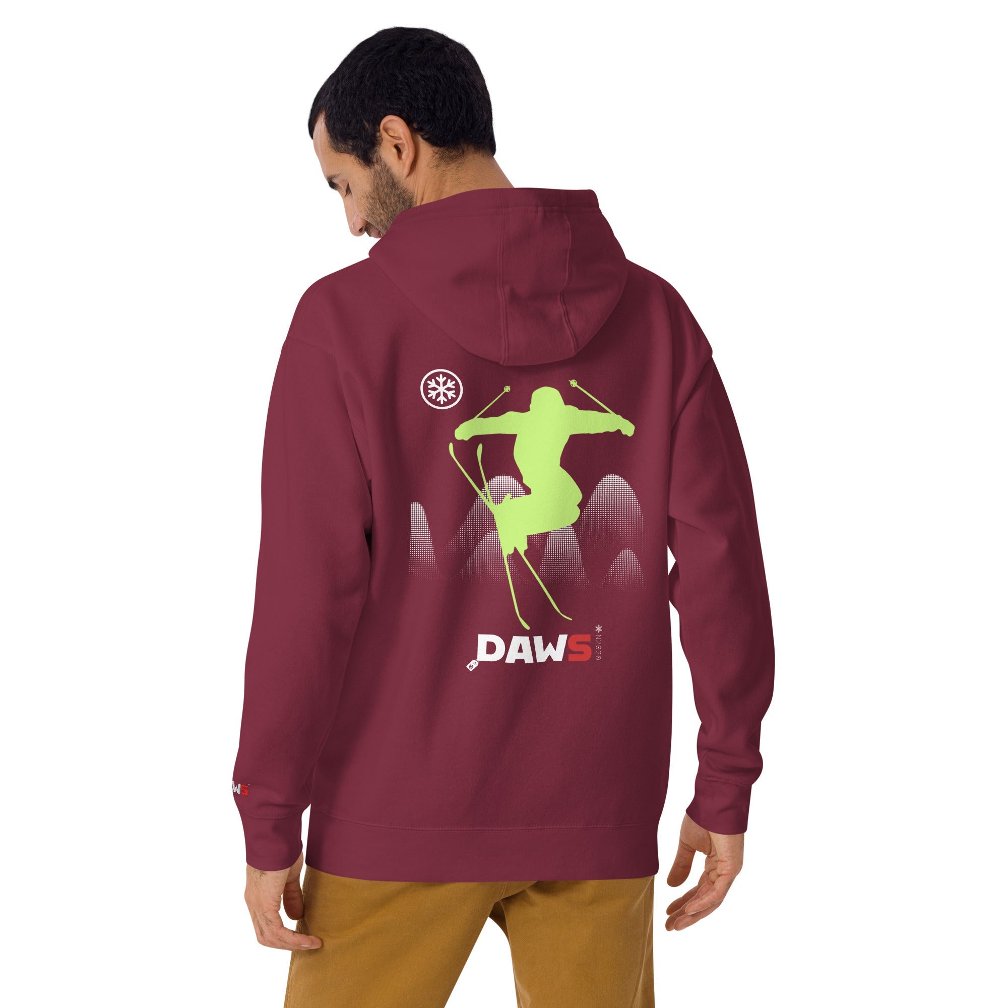 Sudadera Freerider Black Lime DAWS N2020 unisex color - Streetwear DAWS