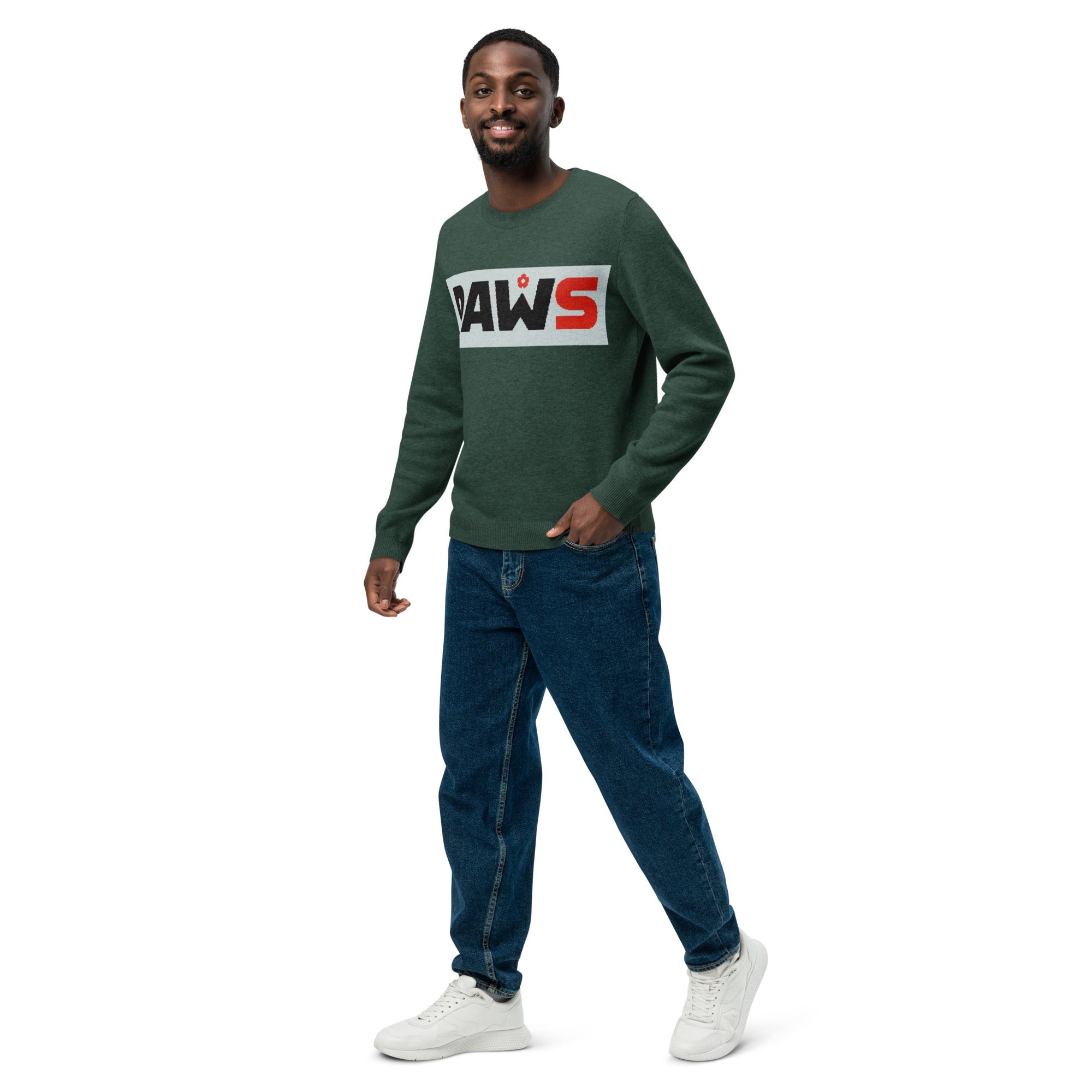 Jersey de punto ANDREW Green Old Course DAWS con cuello redondo color - Streetwear DAWS