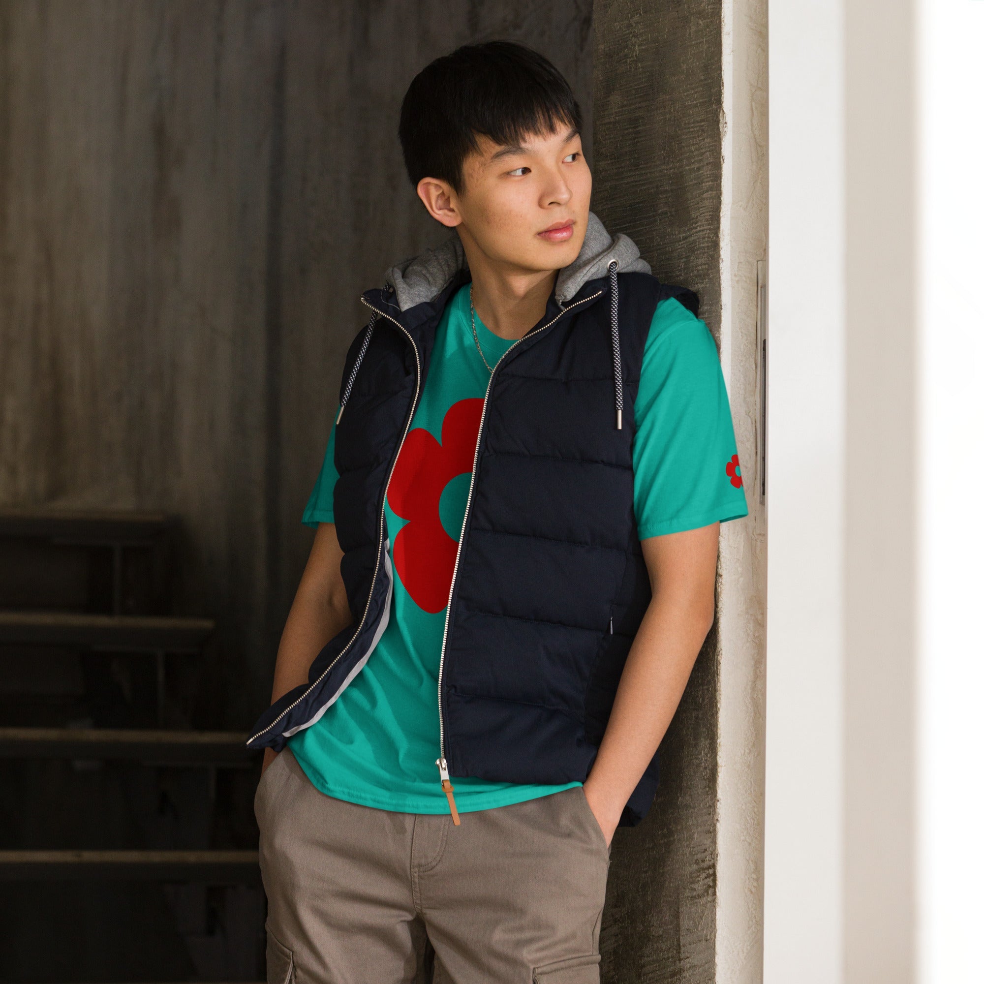 Camiseta Vera Redflower Esencial unisex color - Streetwear DAWS