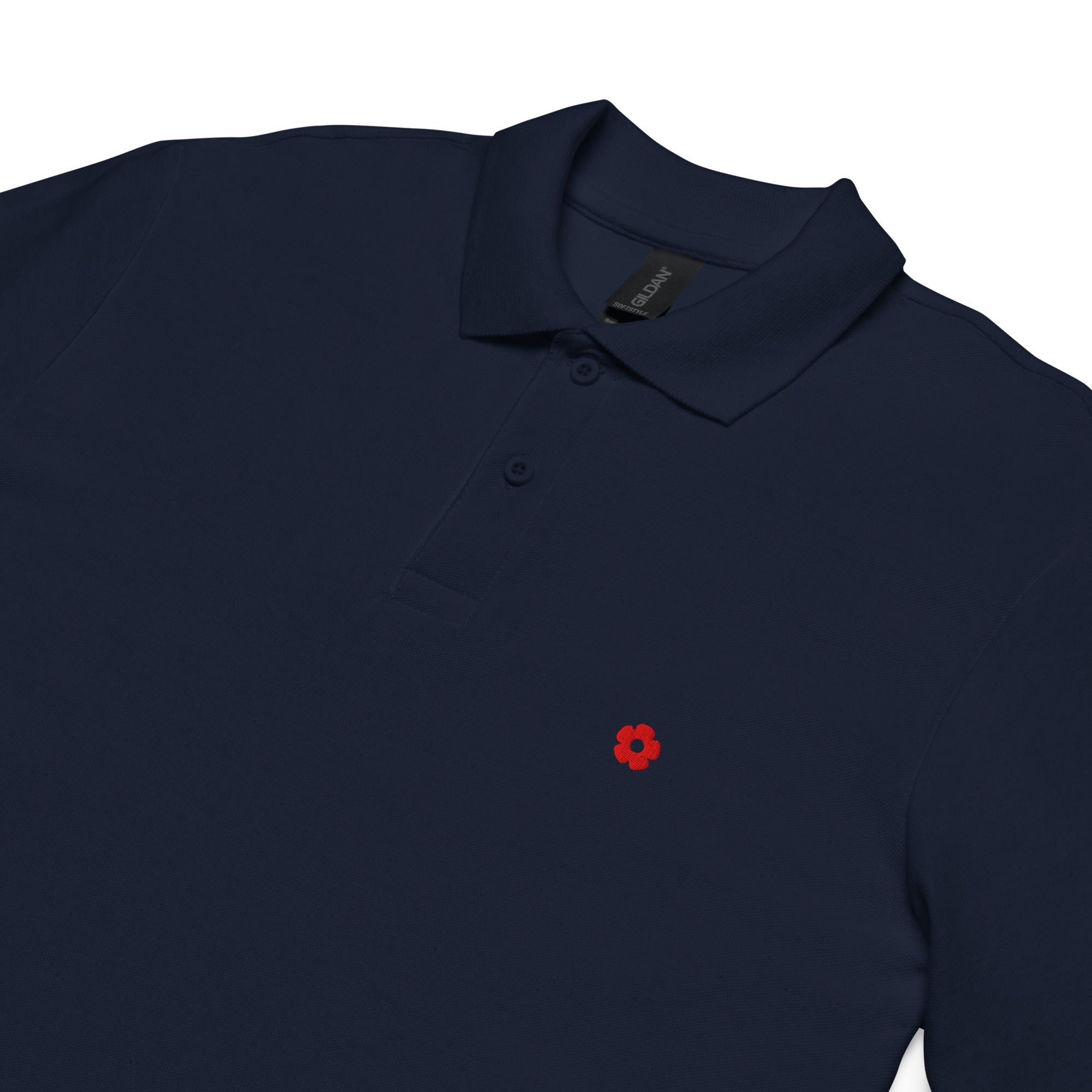 Polo Vera Redflower Pique color - Streetwear DAWS