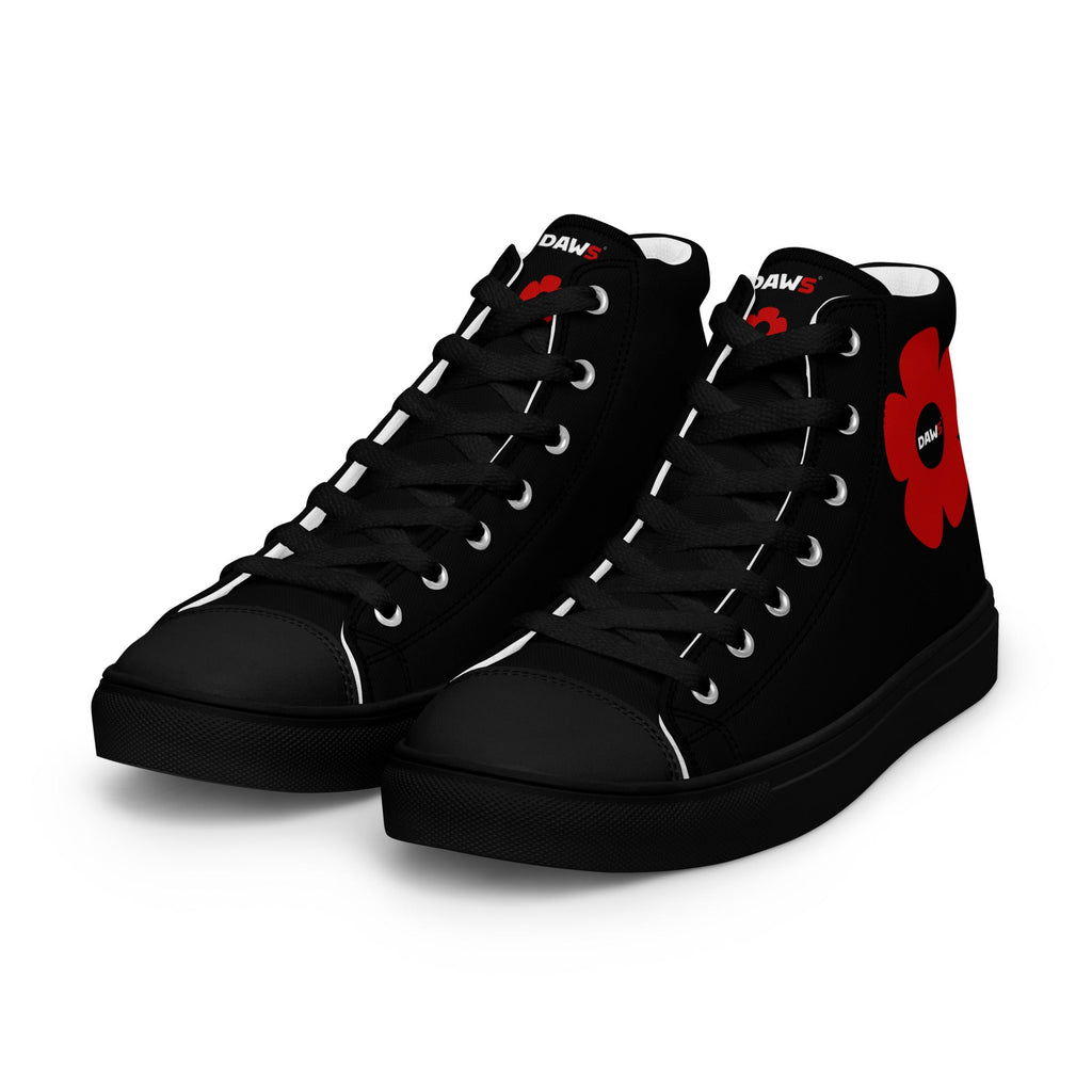 Zapatillas Vera Redflower Mujer | Negro & Rojo color - Streetwear DAWS