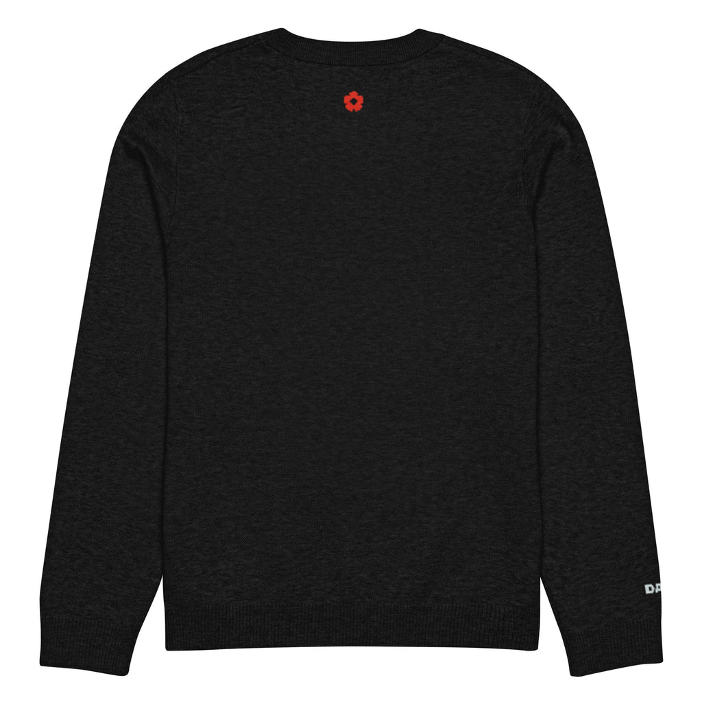 Jersey de punto Andrew DAWS Black con cuello redondo color - Streetwear DAWS