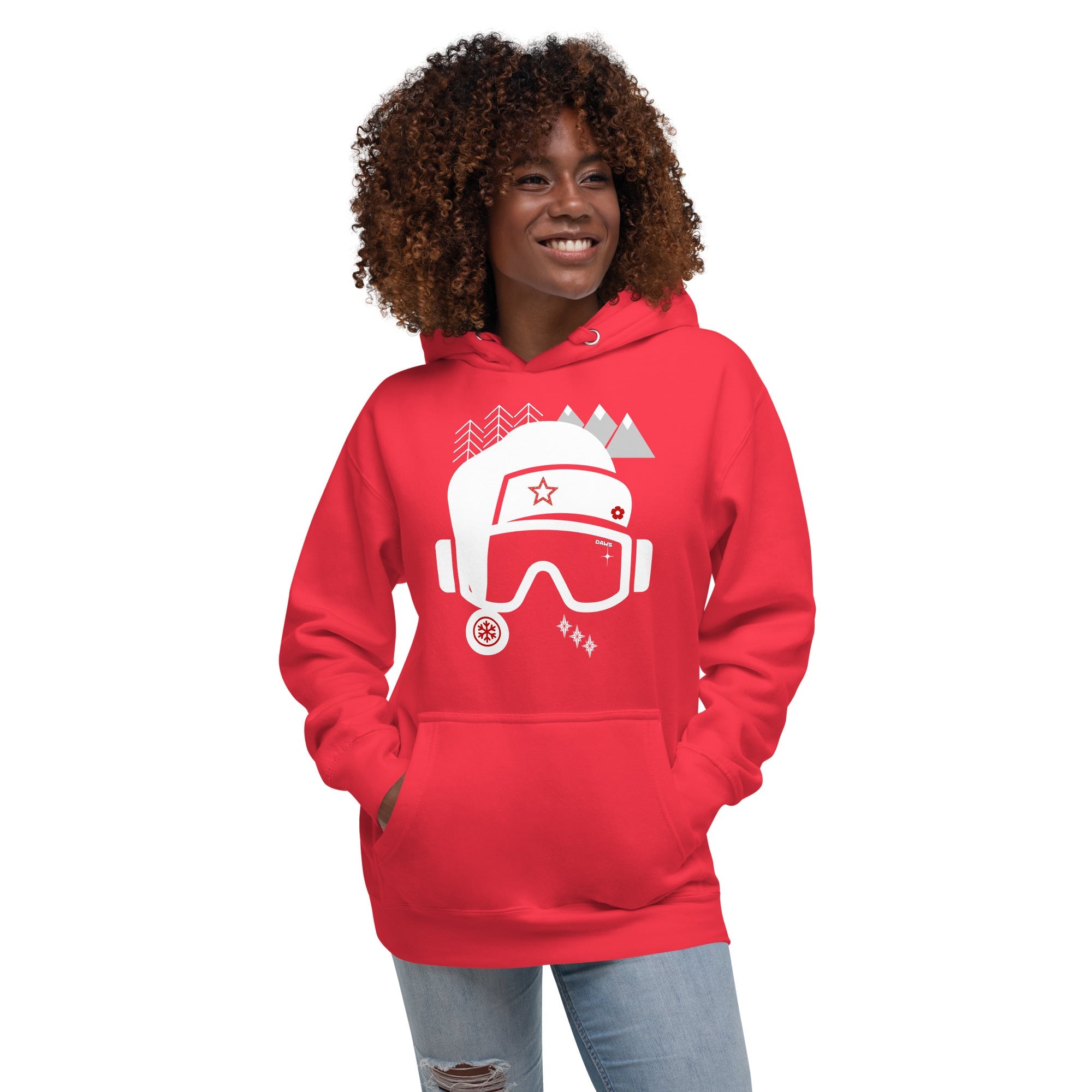 Sudadera Navidad DAWS con capucha unisex color - Streetwear DAWS