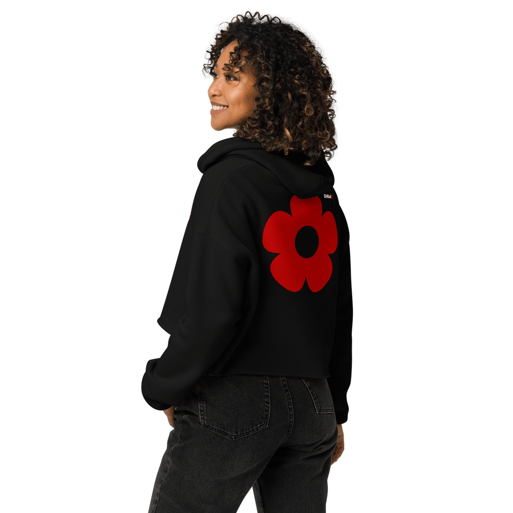 Sudadera corta Vera Redflower DAWS color - Streetwear DAWS