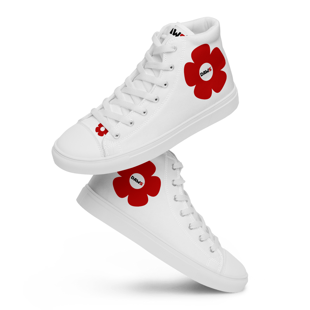Zapatillas Vera Redflower Mujer | Blanco & Rojo color - Streetwear DAWS
