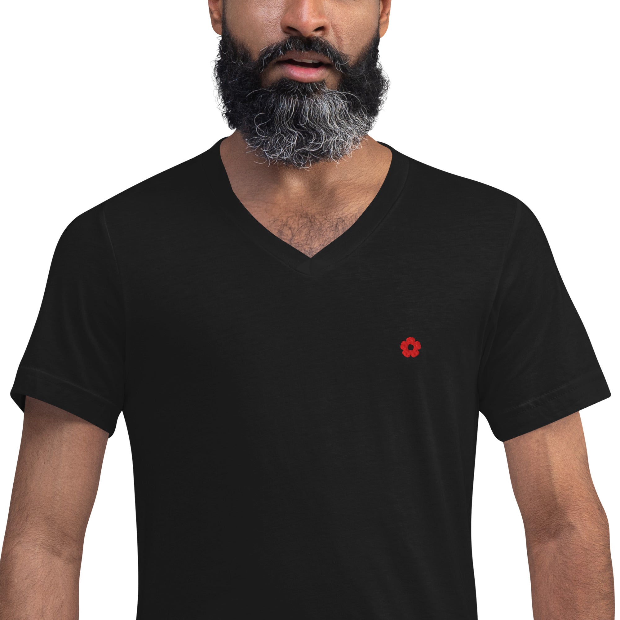 Camiseta Vera Redflower V Line color - Streetwear DAWS