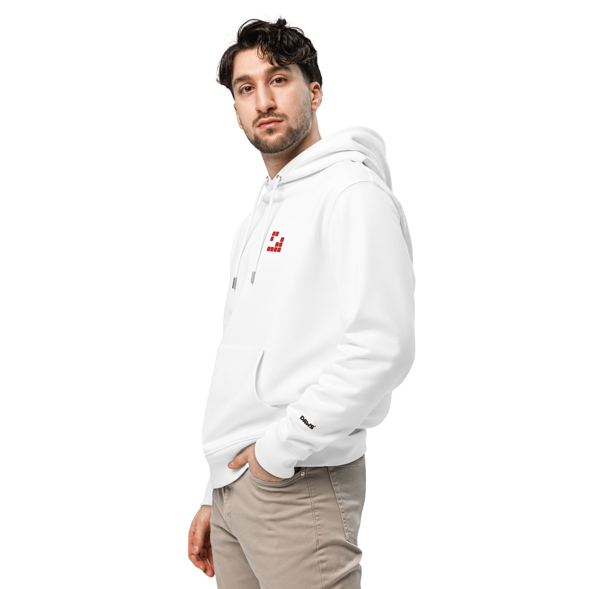 Sudadera Geometric con capucha esencial eco unisex color - Streetwear DAWS