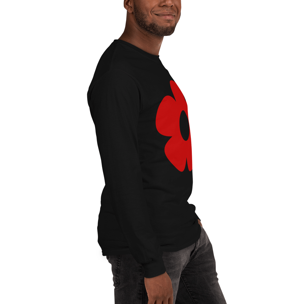 Camiseta Vera Redflower hombre manga larga color - Streetwear DAWS