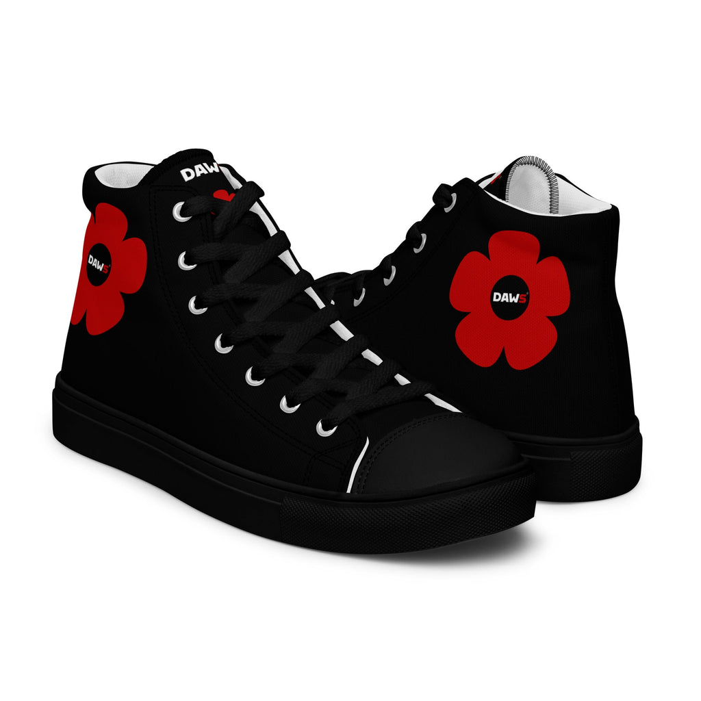 Zapatillas Vera Redflower Mujer | Negro & Rojo color - Streetwear DAWS