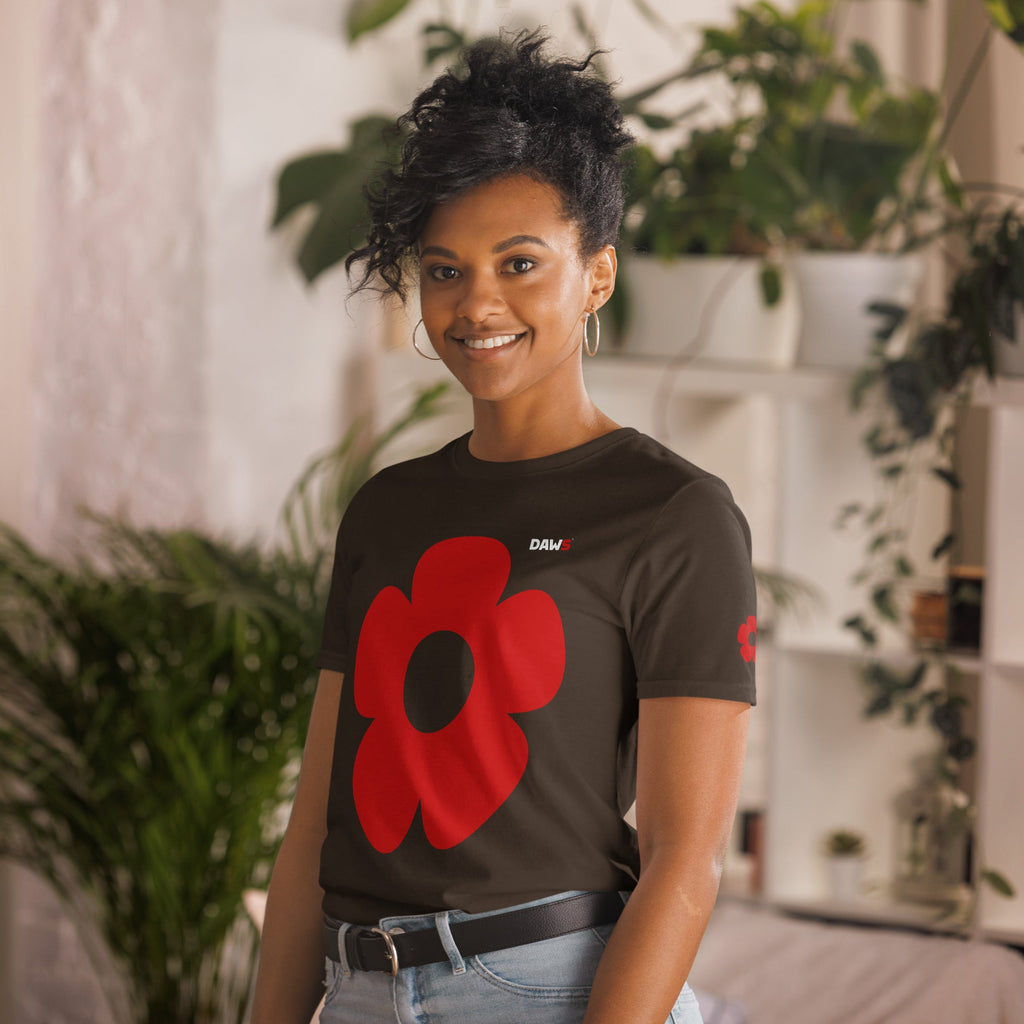 Camiseta Vera Redflower Esencial unisex color - Streetwear DAWS