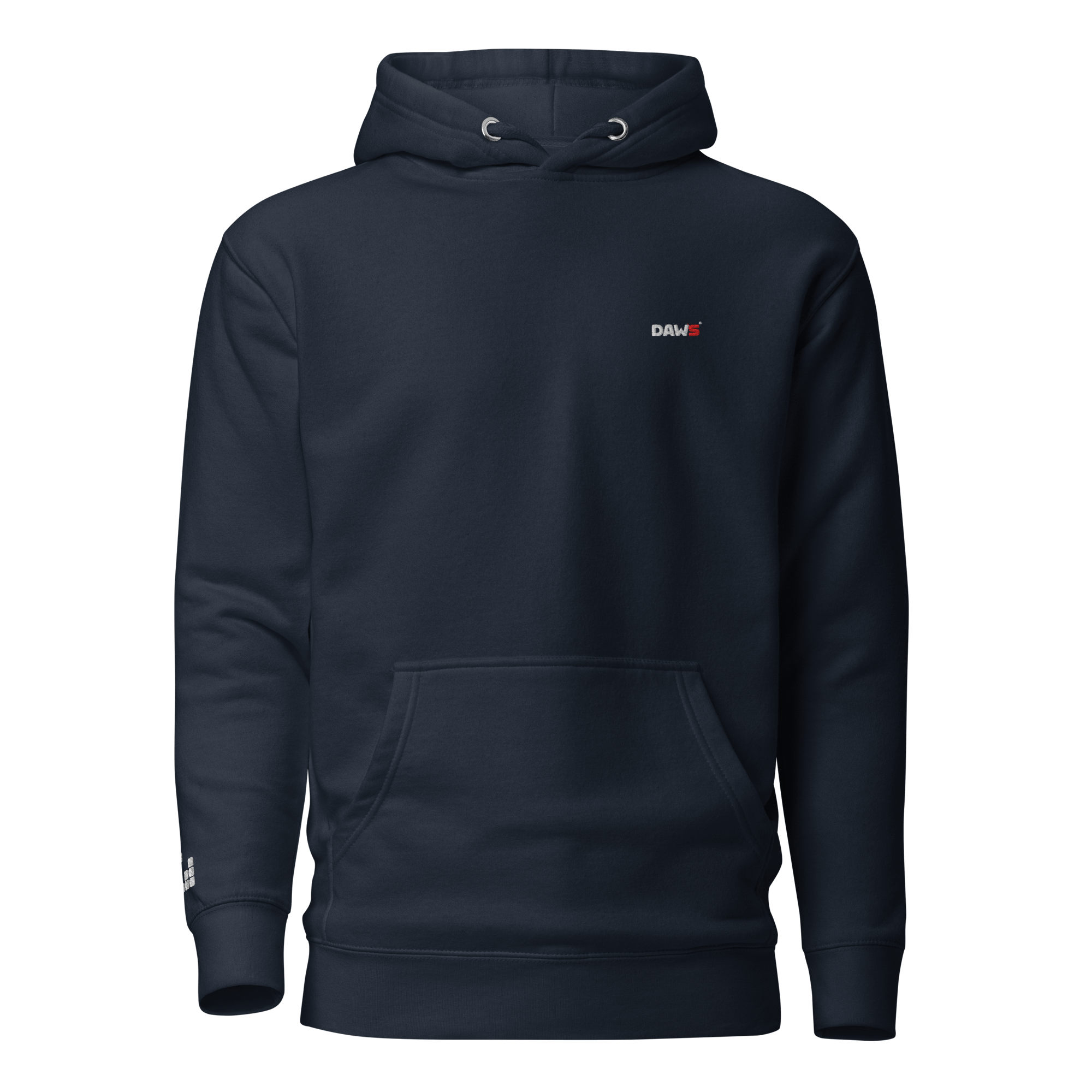 Sudadera DAWS Premium Bordada con capucha unisex color - Streetwear DAWS