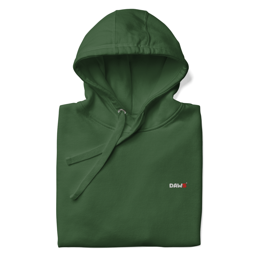 Sudadera DAWS Premium Bordada con capucha unisex color - Streetwear DAWS