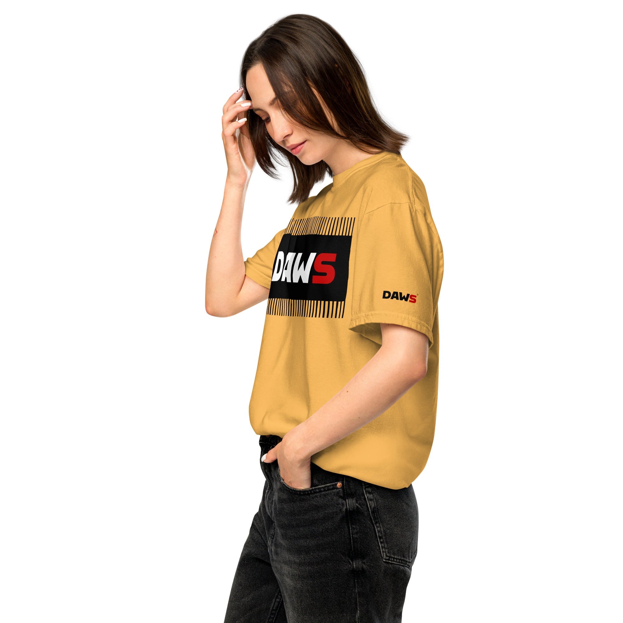 Camiseta Teñida Stam Black unisex color - Streetwear DAWS