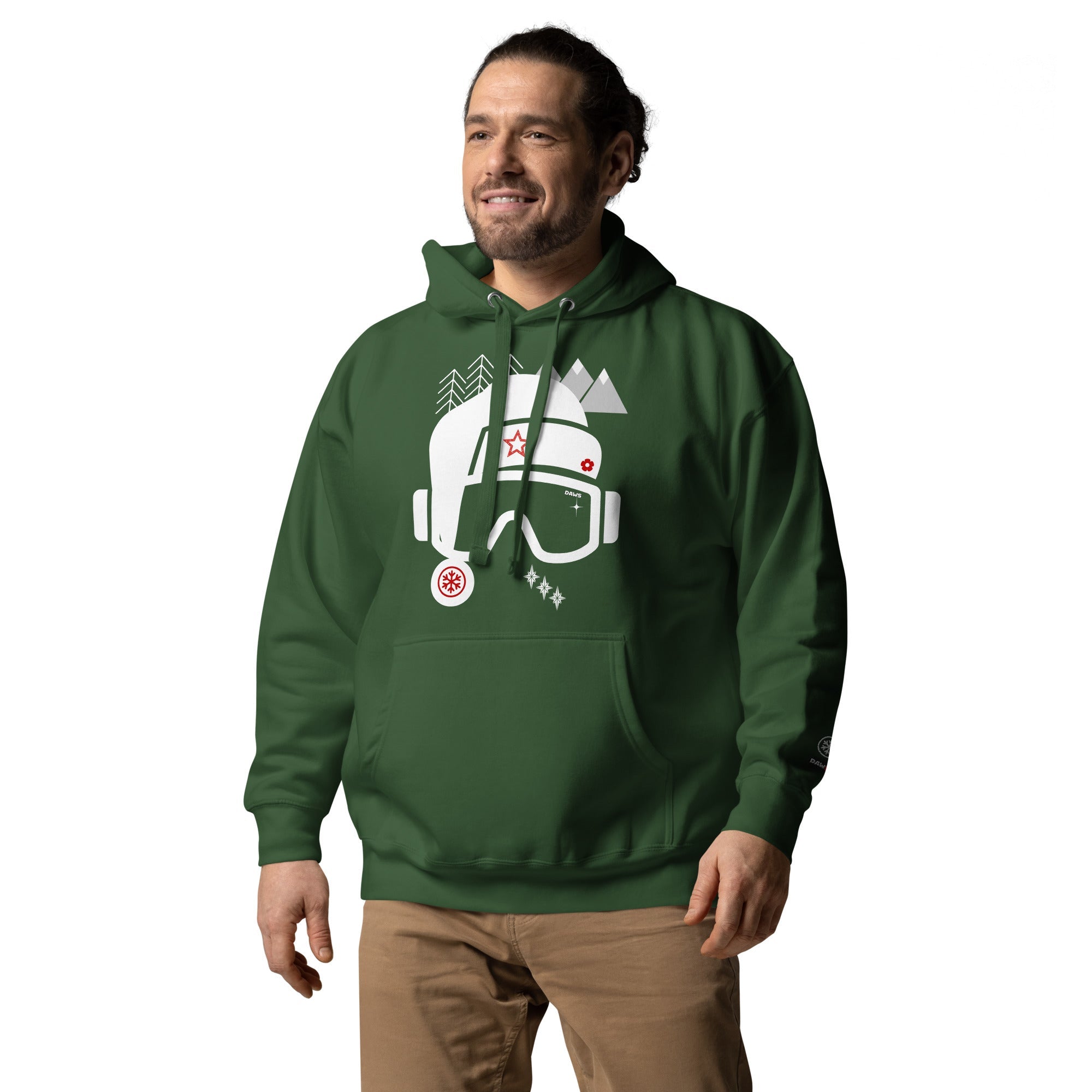 Sudadera Navidad DAWS con capucha unisex color - Streetwear DAWS