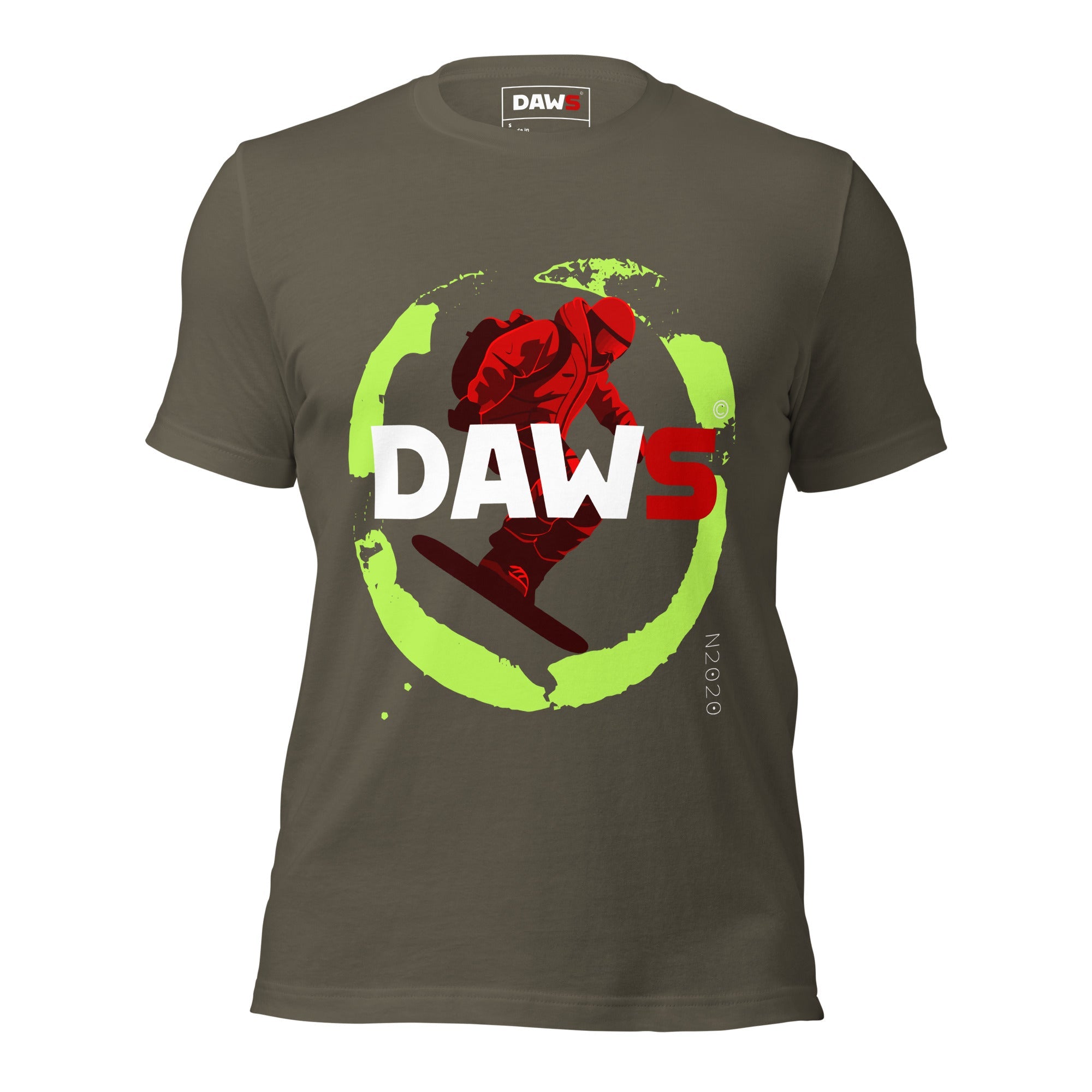 Camiseta Descent Lime N2020 unisex color - Streetwear DAWS
