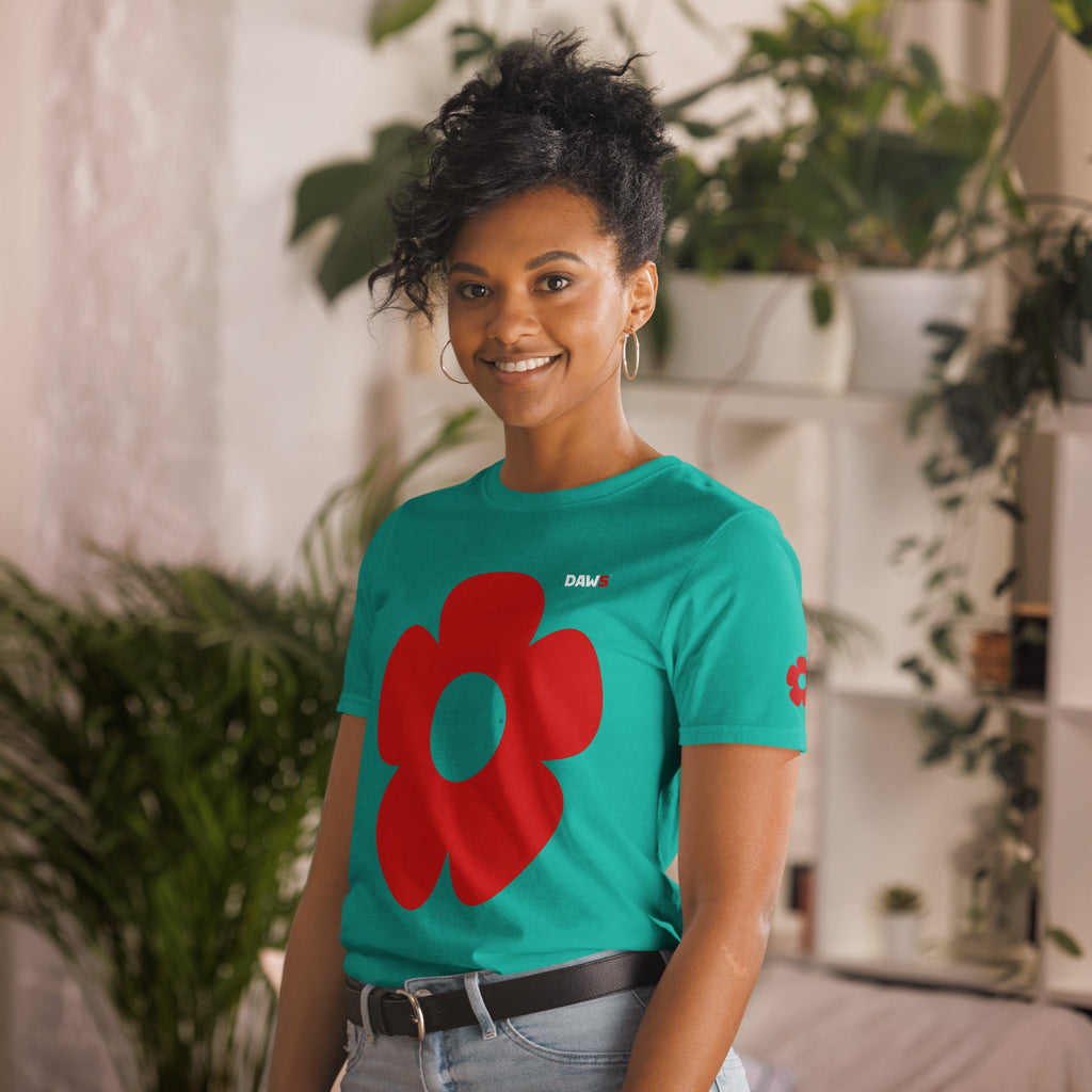 Camiseta Vera Redflower Esencial unisex color - Streetwear DAWS