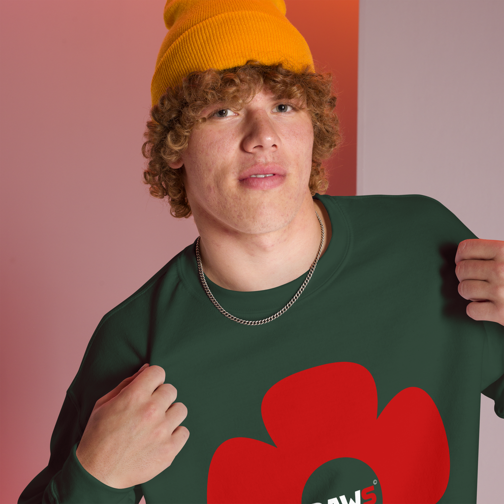 Sudadera Vera Redflower DAWS Basic unisex