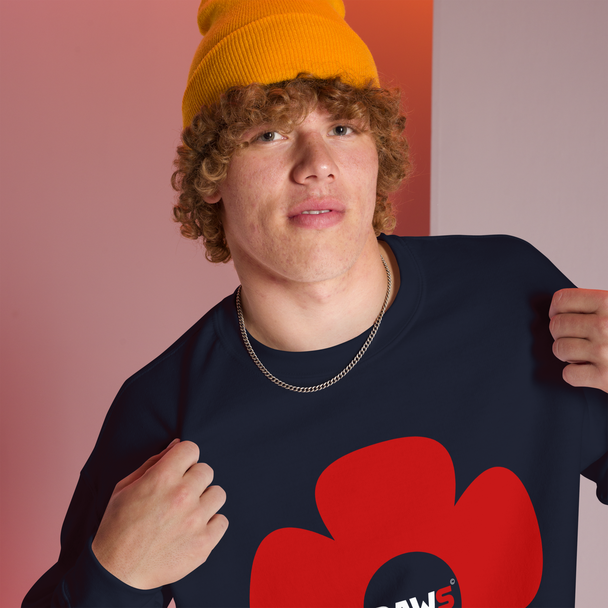 Sudadera Vera Redflower DAWS Basic unisex