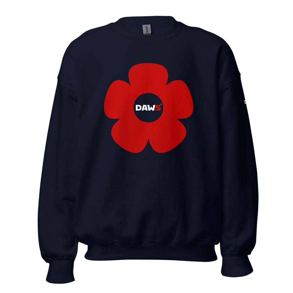 Sudadera Vera Redflower DAWS Basic unisex