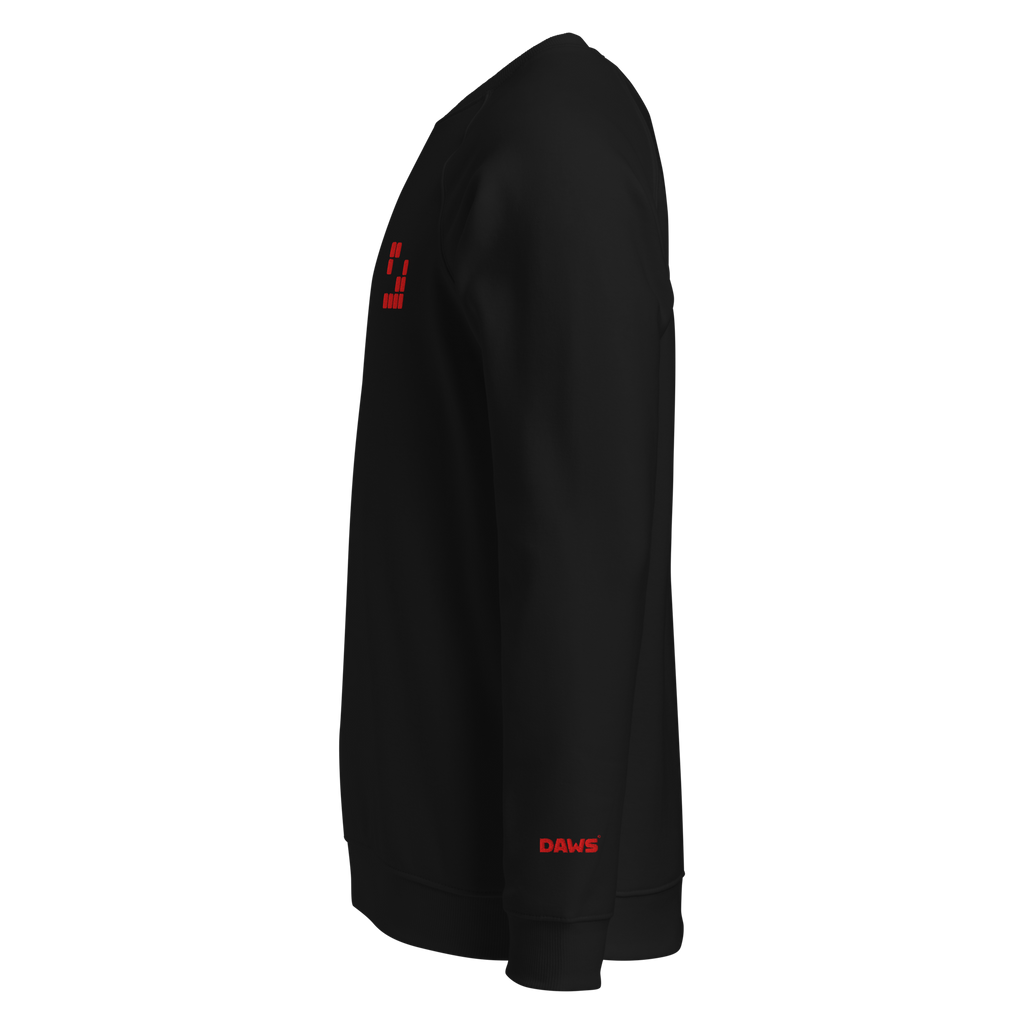 Sudadera Geometric orgánica raglán unisex